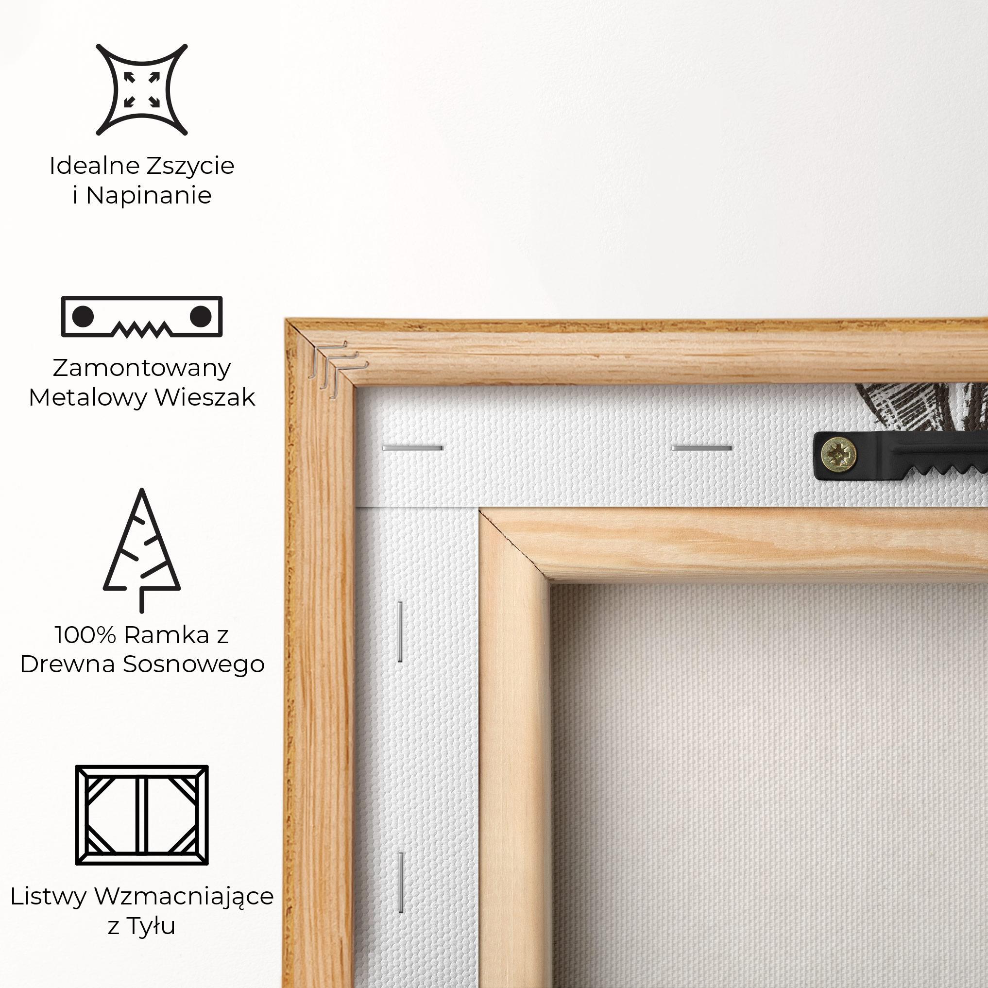 Obraz na Płótnie Baseball Player Line mockup 5