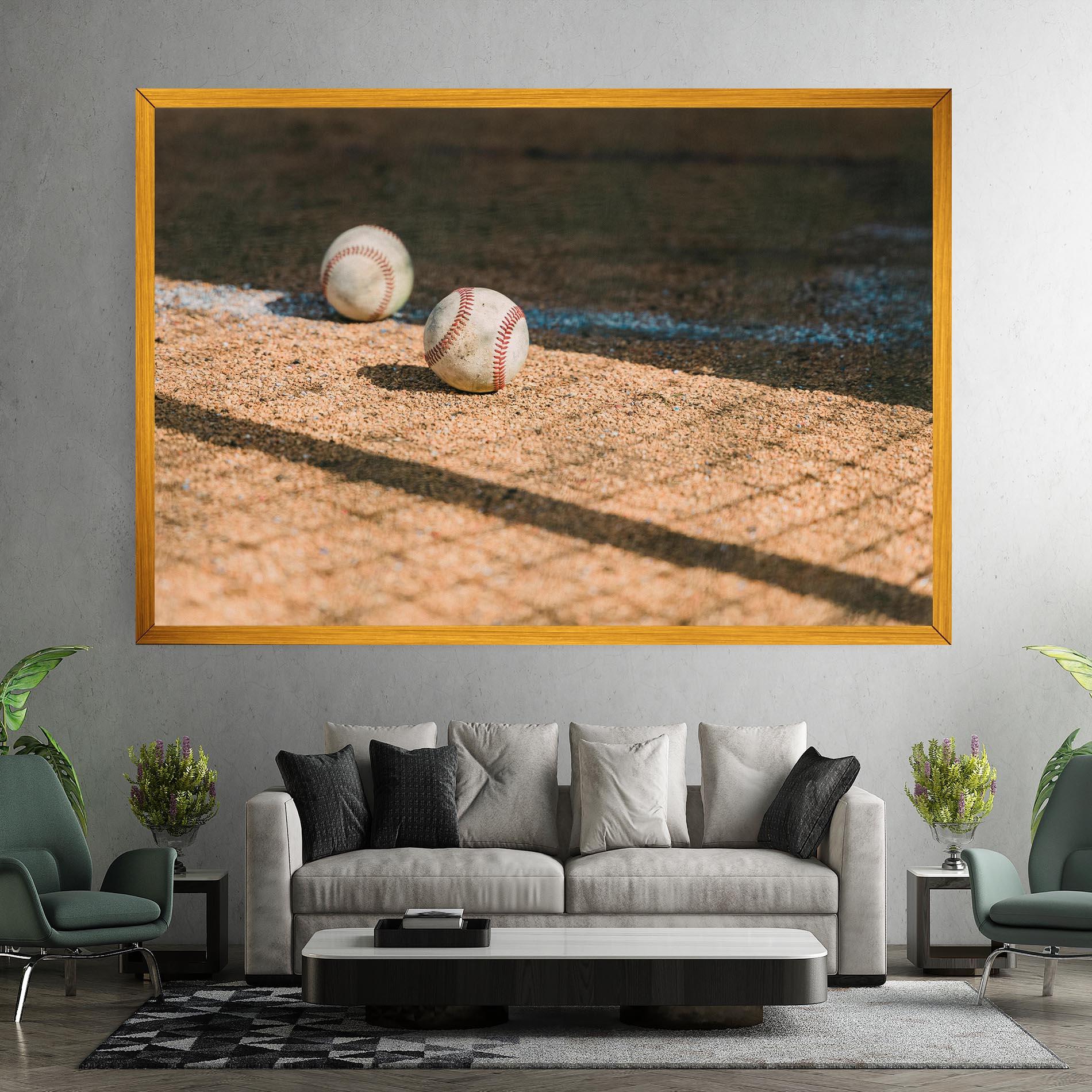 Obraz na Płótnie Baseball Balls mockup 7