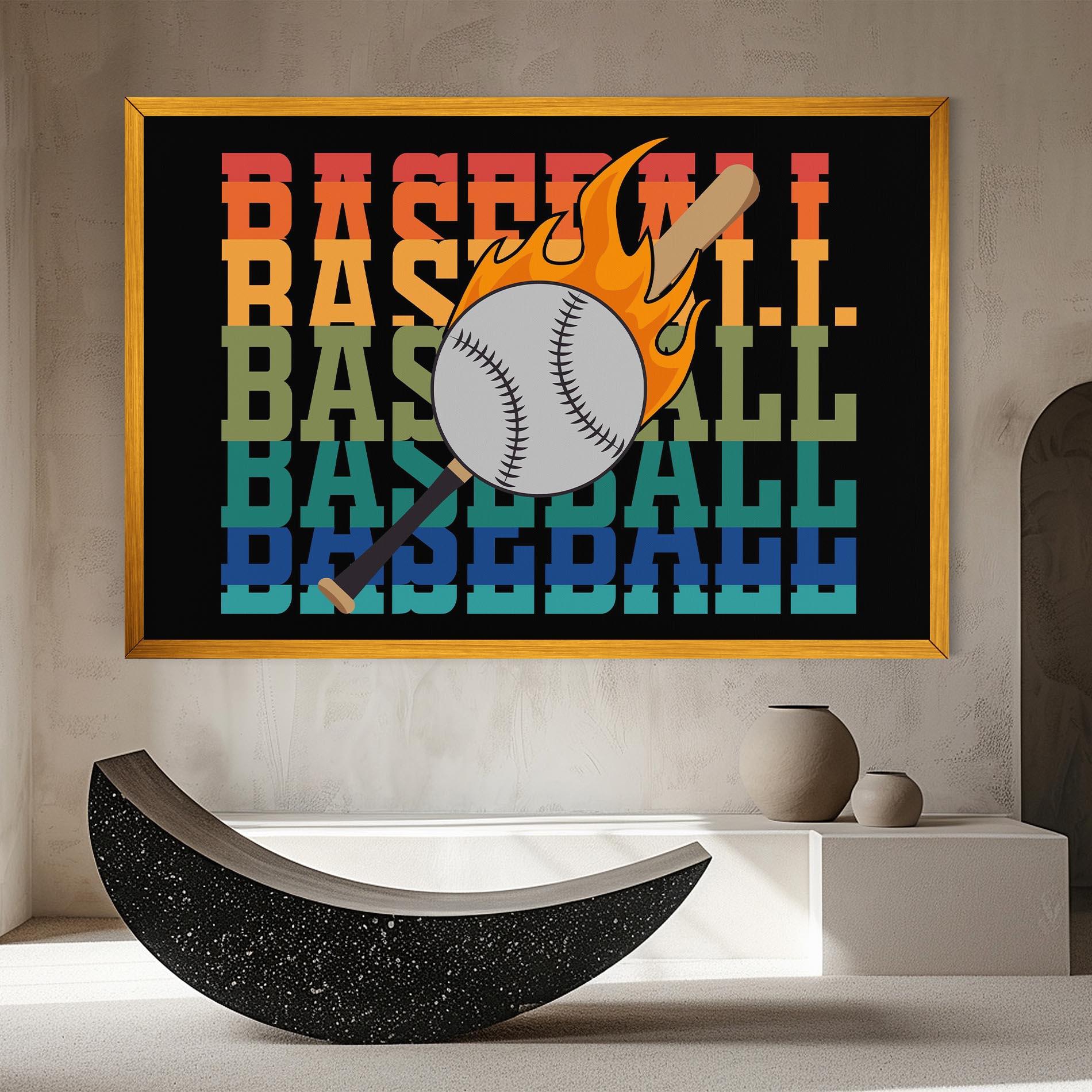Obraz na Płótnie Baseball Color mockup 8