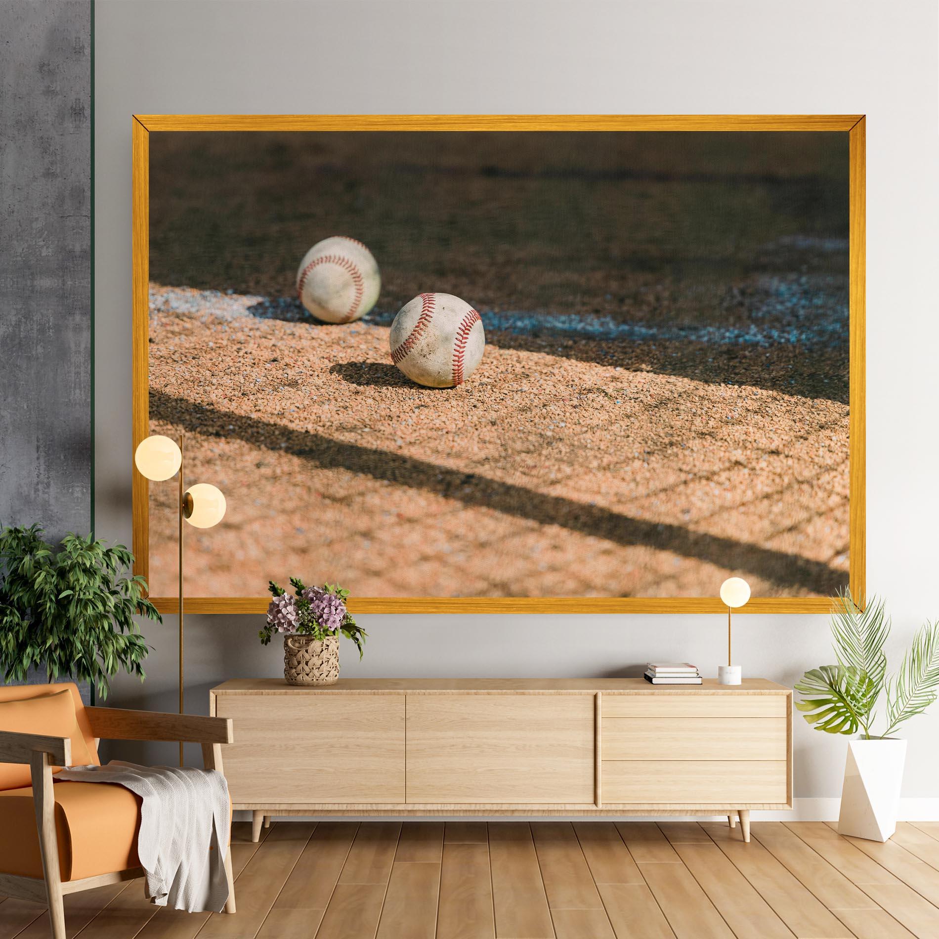 Obraz na Płótnie Baseball Balls mockup 9