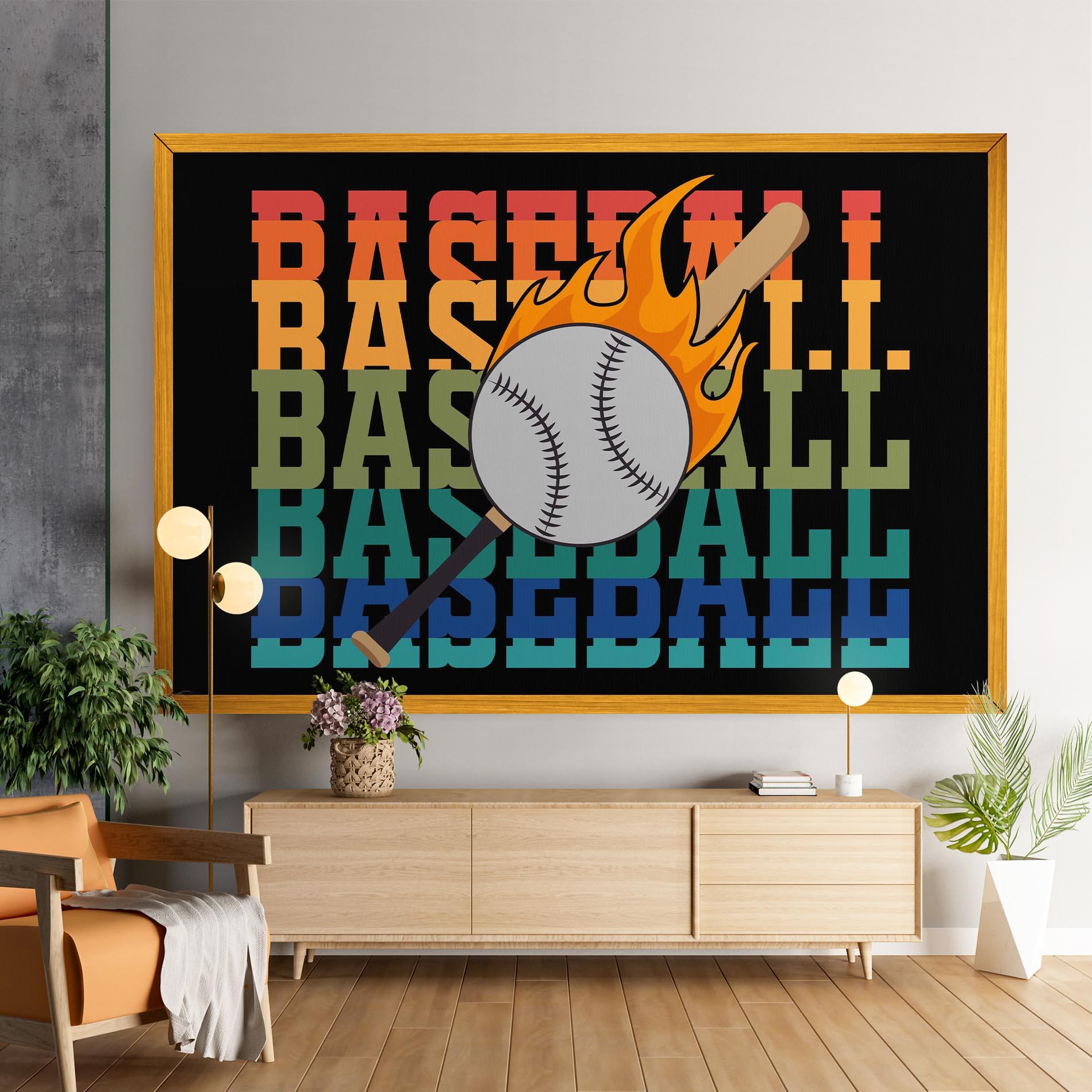 Obraz na Płótnie Baseball Color mockup 9