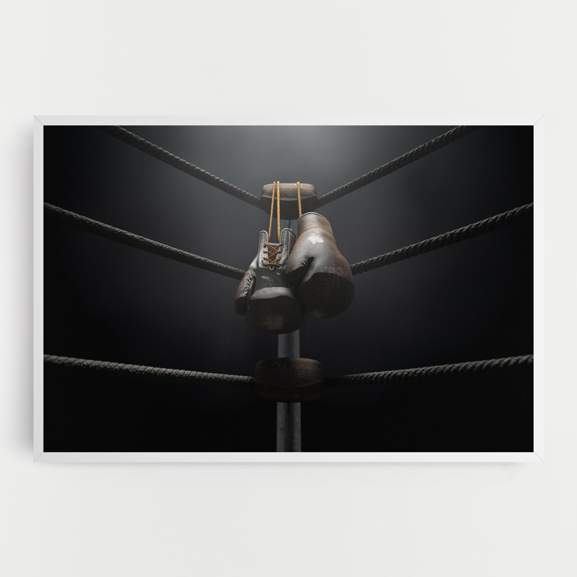 Obraz na Płótnie Black Boxing Glove mockup 0