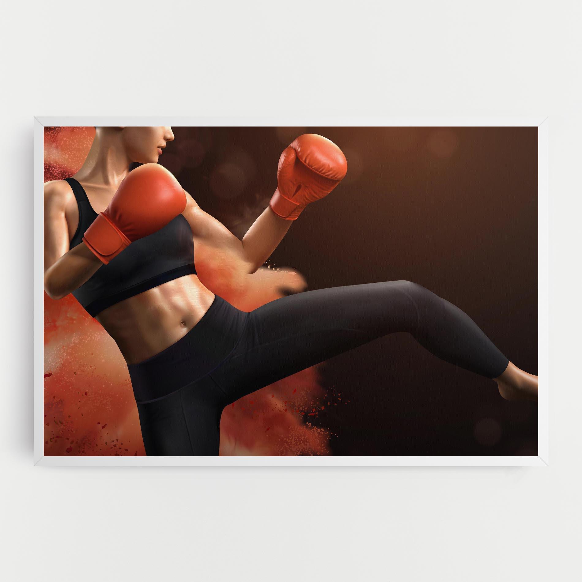 Obraz na Płótnie Woman Box mockup 0