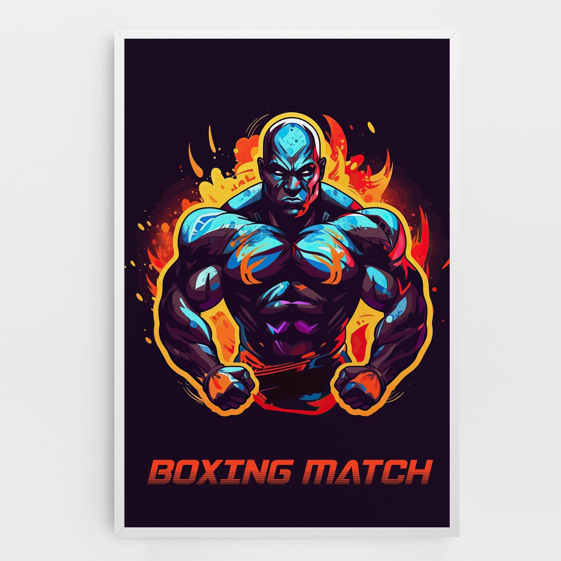 Obraz na Płótnie Boxing Strong Match mockup 0
