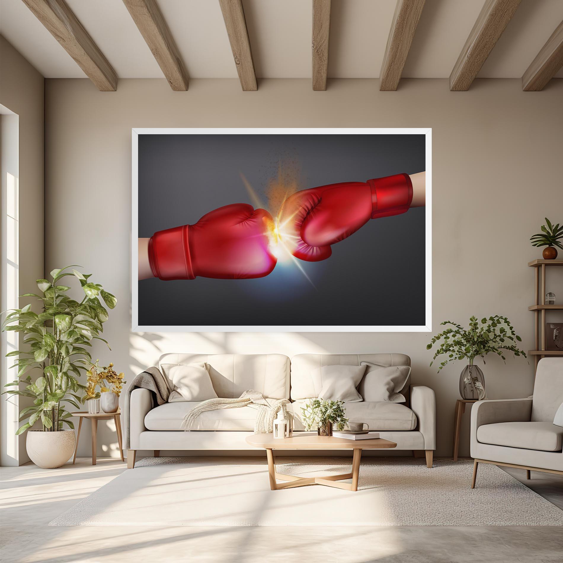 Obraz na Płótnie Box Explosion mockup 6