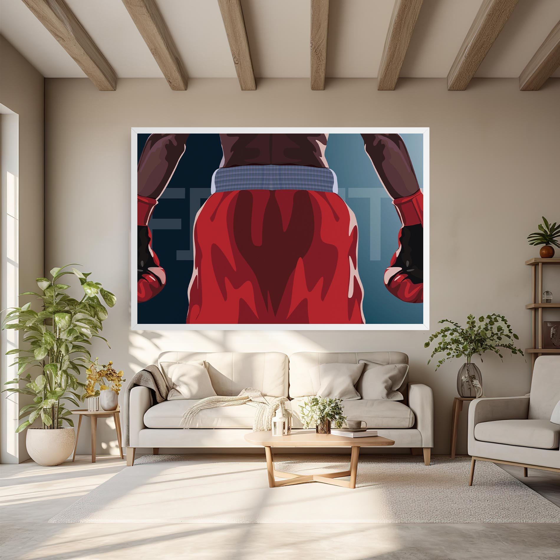 Obraz na Płótnie Fight Box mockup 6