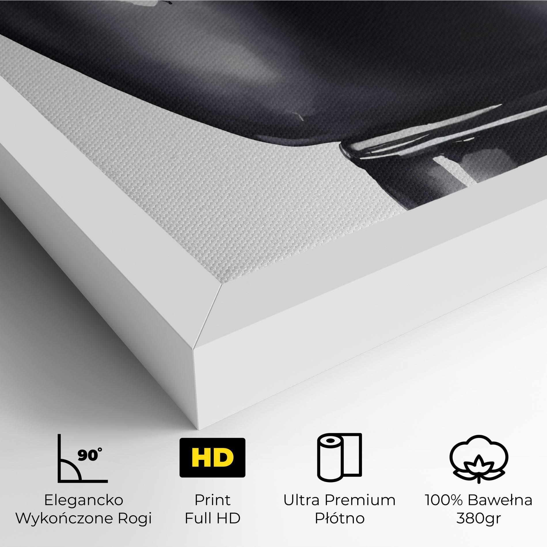 Obraz na Płótnie Black Box Glove mockup 4