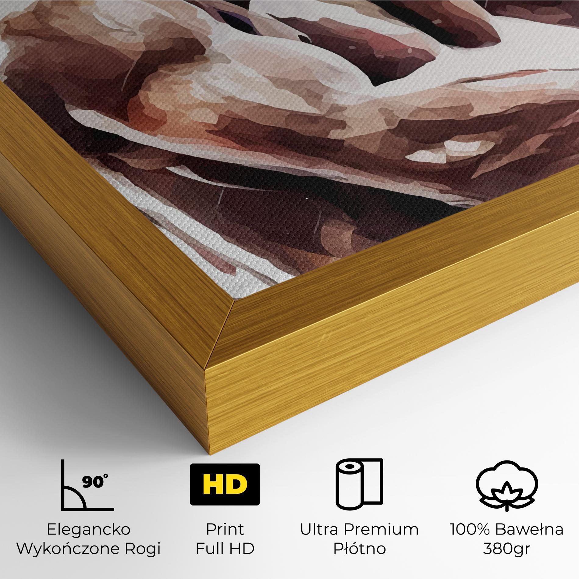 Obraz na Płótnie Boxing Cream Green mockup 4