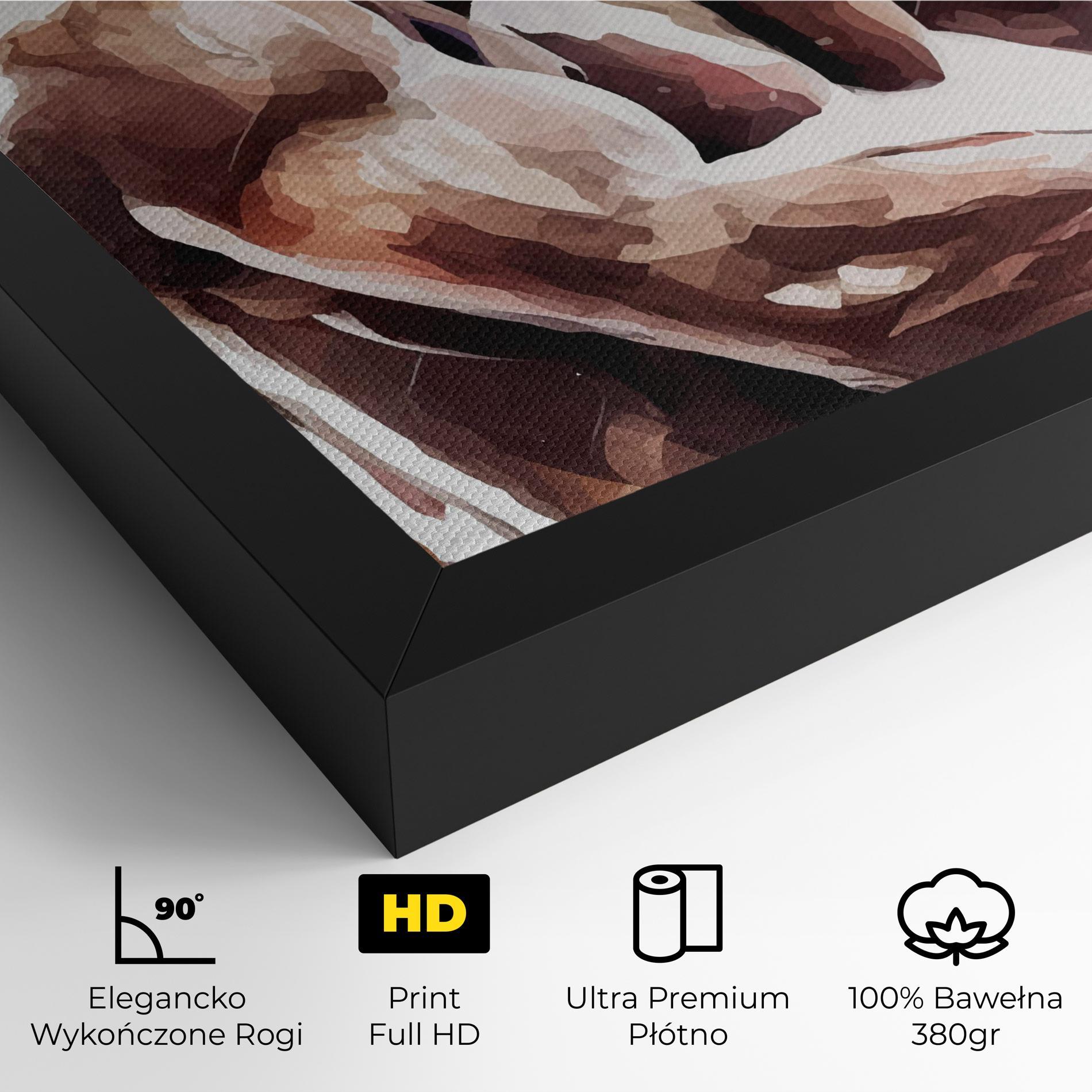 Obraz na Płótnie Boxing Cream Green mockup 4