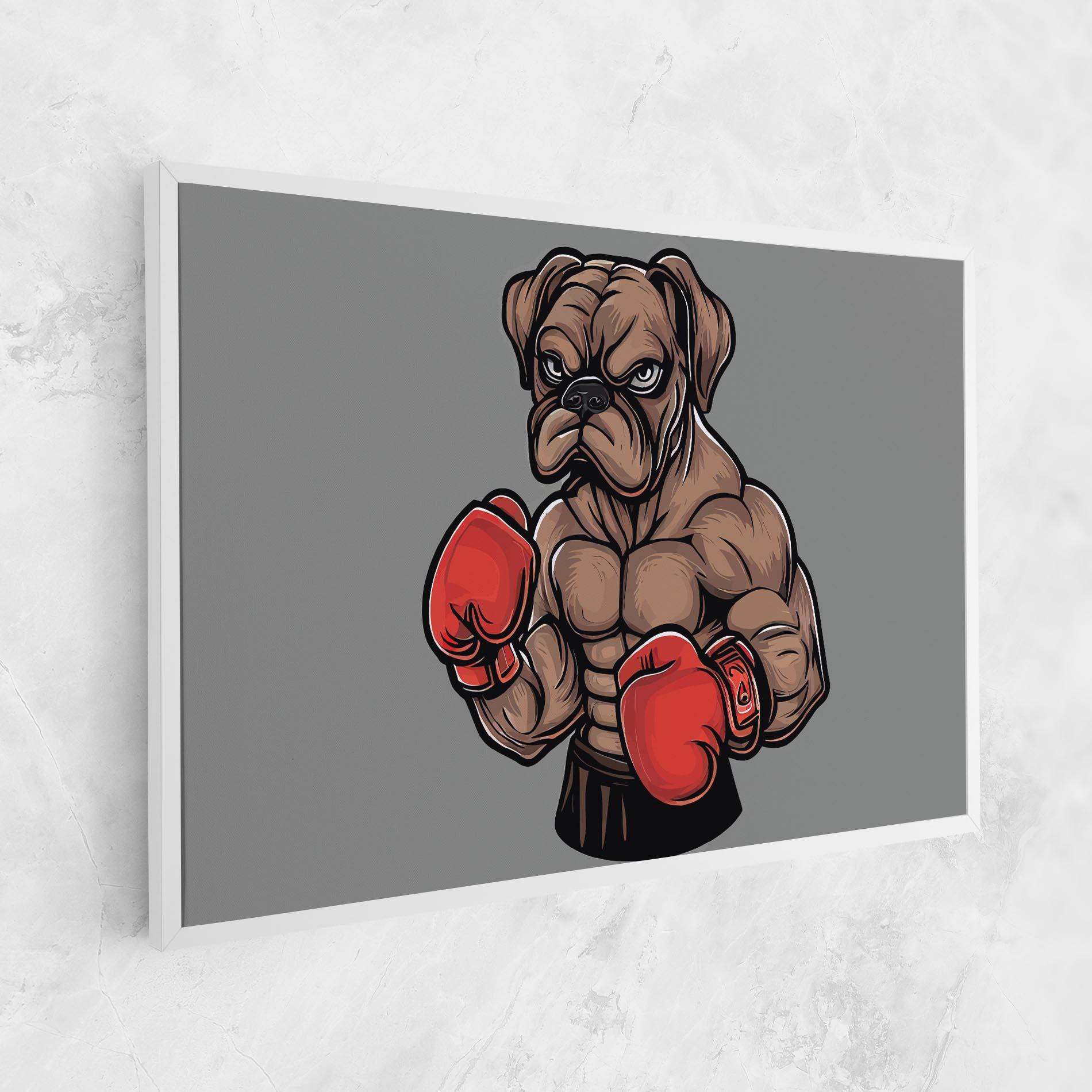 Obraz na Płótnie Boxer Dog mockup 1