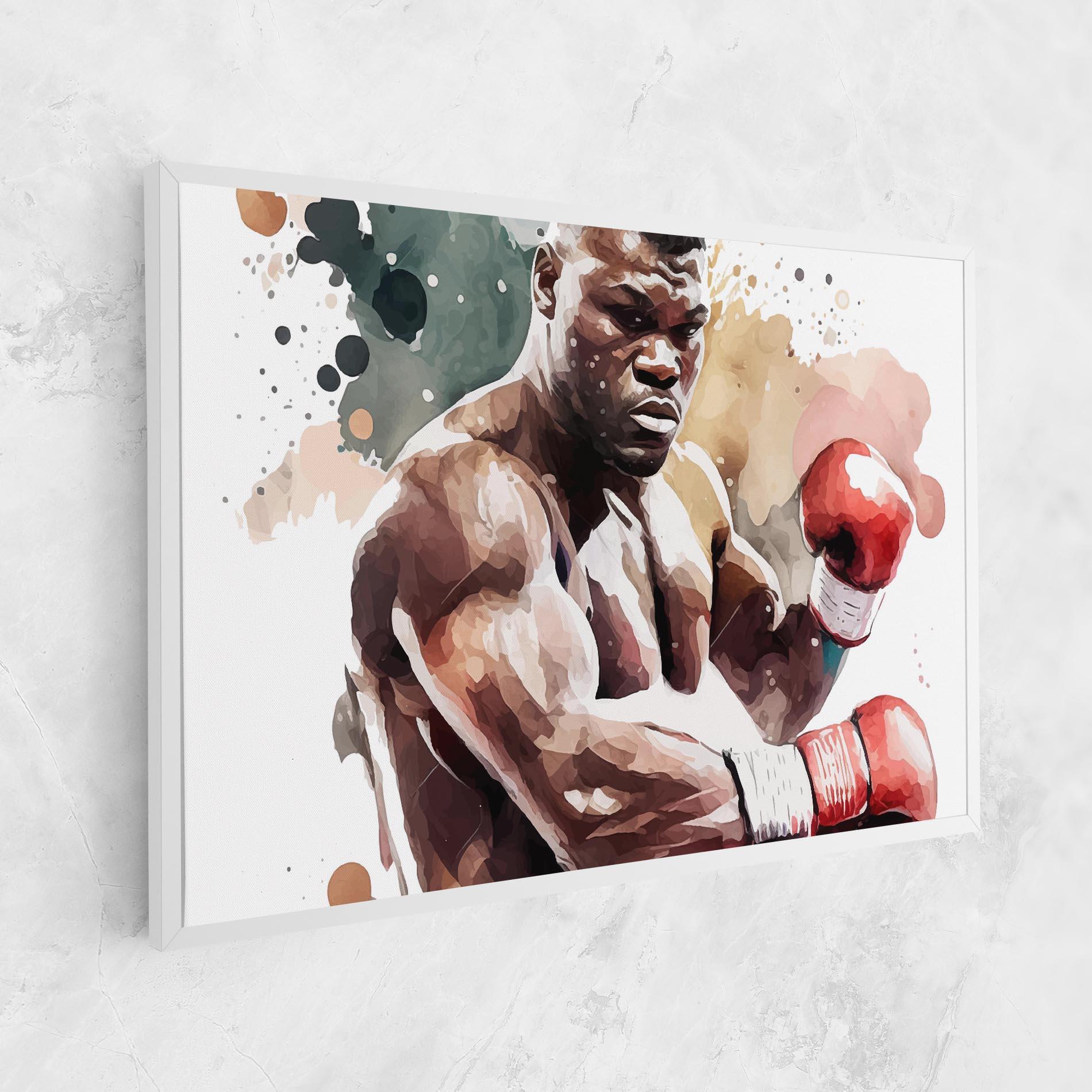 Obraz na Płótnie Boxing Cream Green mockup 1