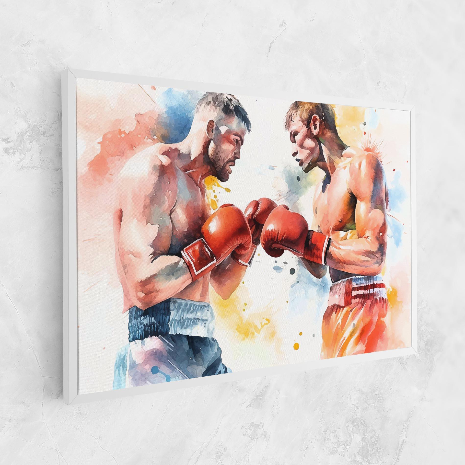 Obraz na Płótnie Boxing Match Art mockup 1