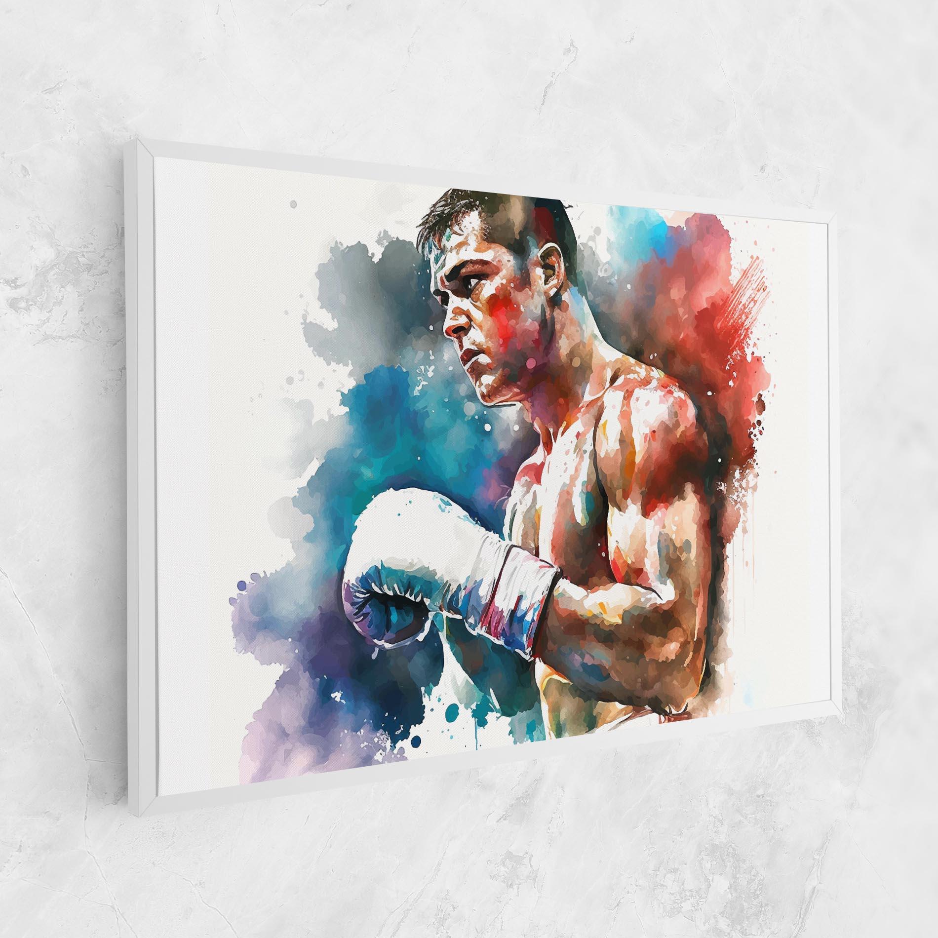 Obraz na Płótnie Boxing Red Blue mockup 1