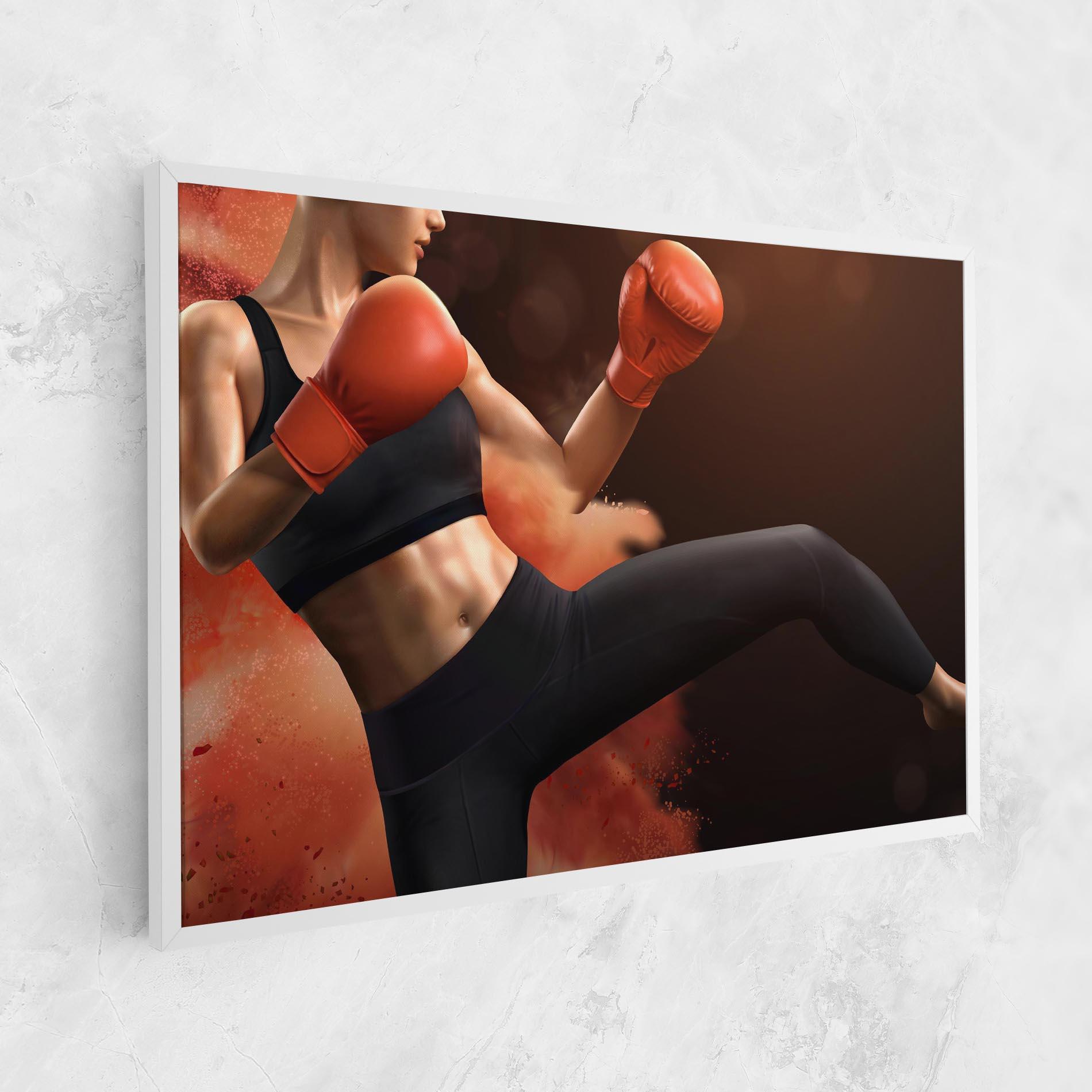Obraz na Płótnie Woman Box mockup 1