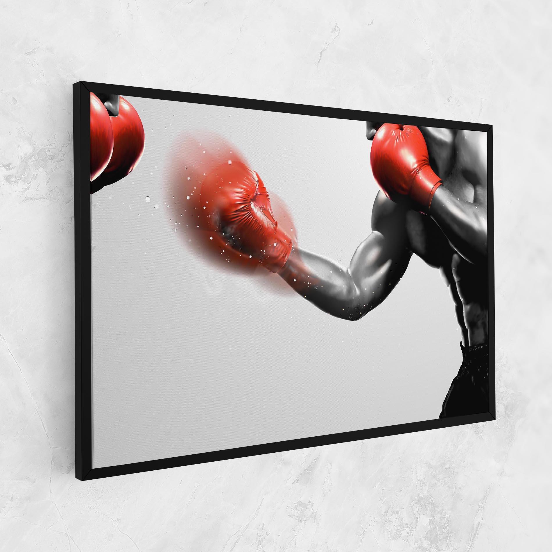 Obraz na Płótnie Red Smoke Box mockup 1