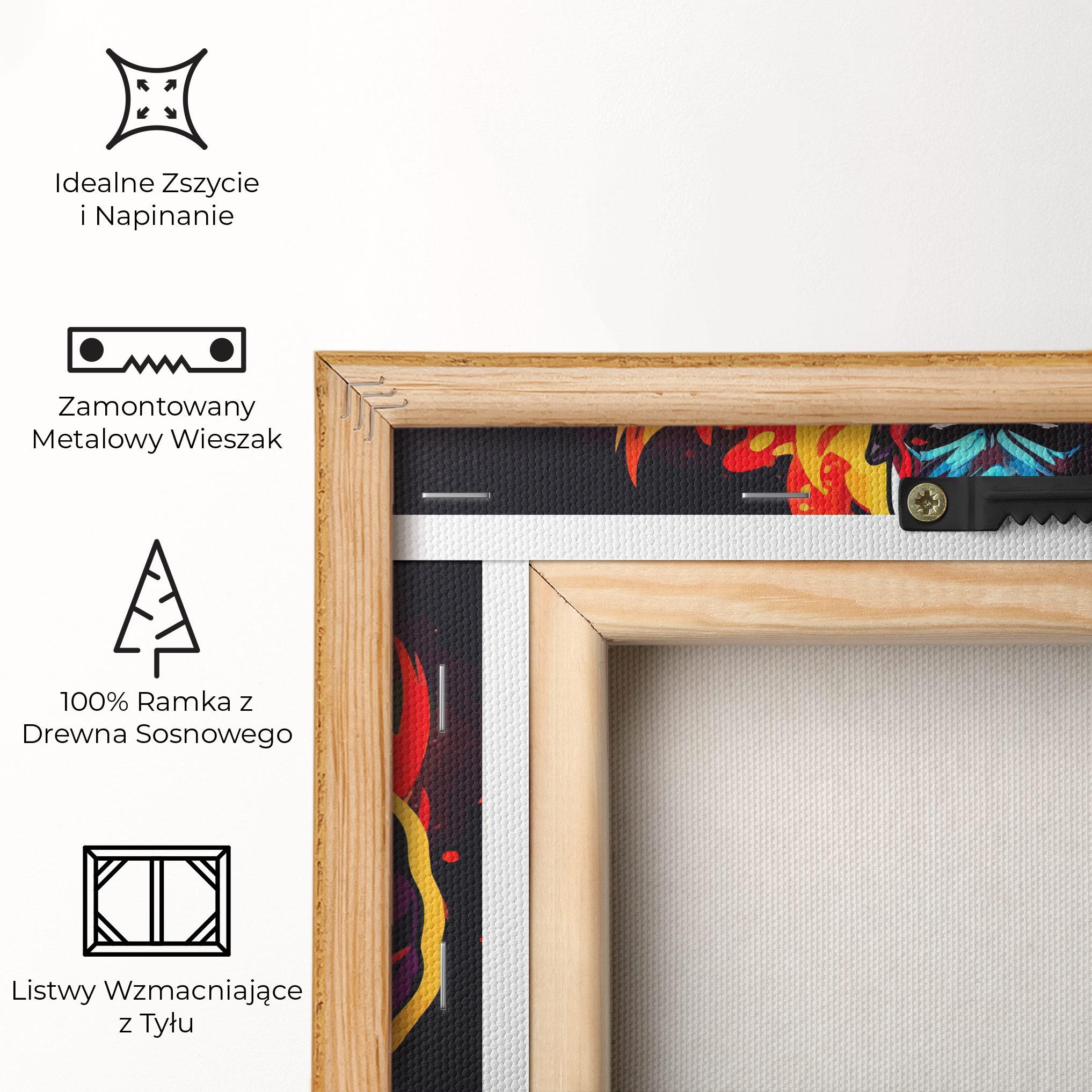 Obraz na Płótnie Boxing Strong Match mockup 5