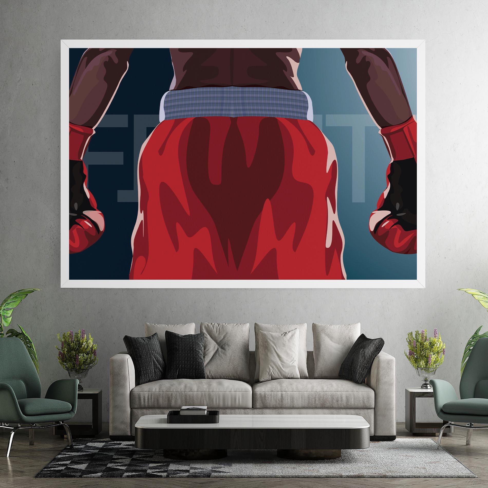 Obraz na Płótnie Fight Box mockup 7