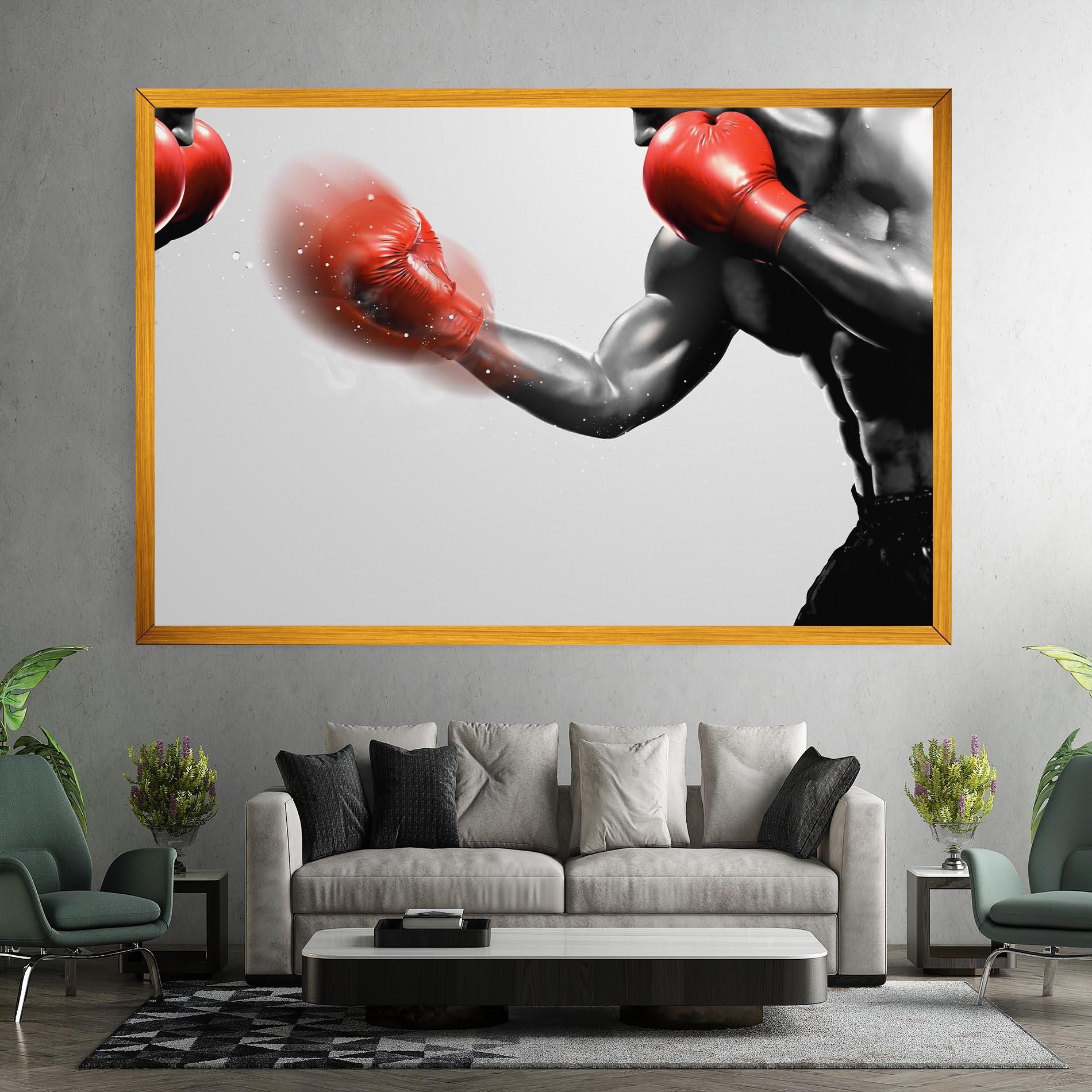 Obraz na Płótnie Red Smoke Box mockup 7