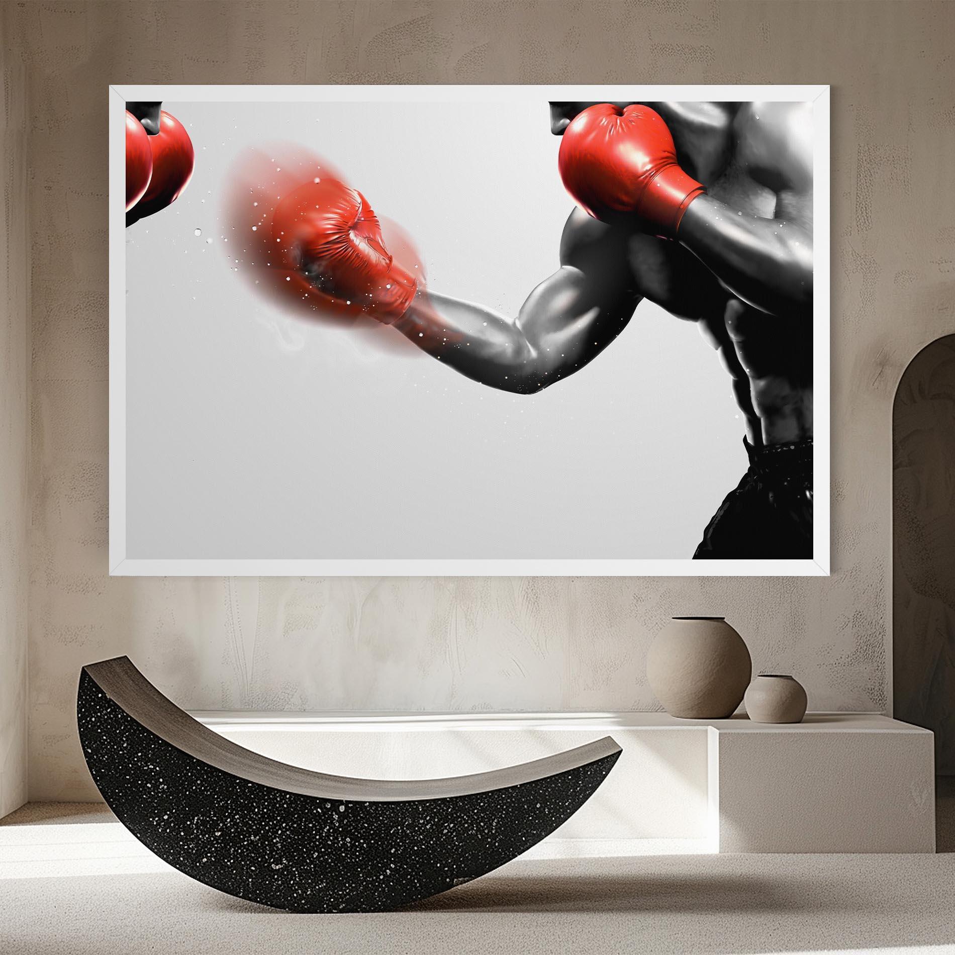 Obraz na Płótnie Red Smoke Box mockup 8