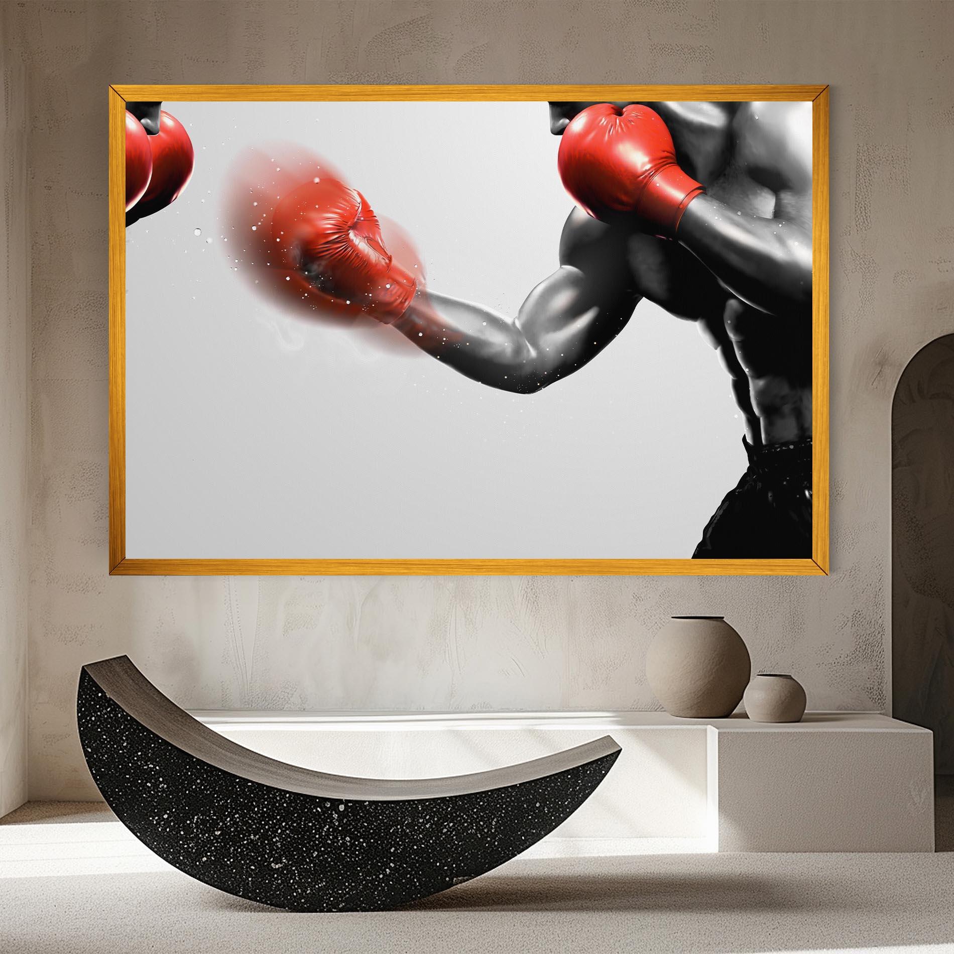 Obraz na Płótnie Red Smoke Box mockup 8