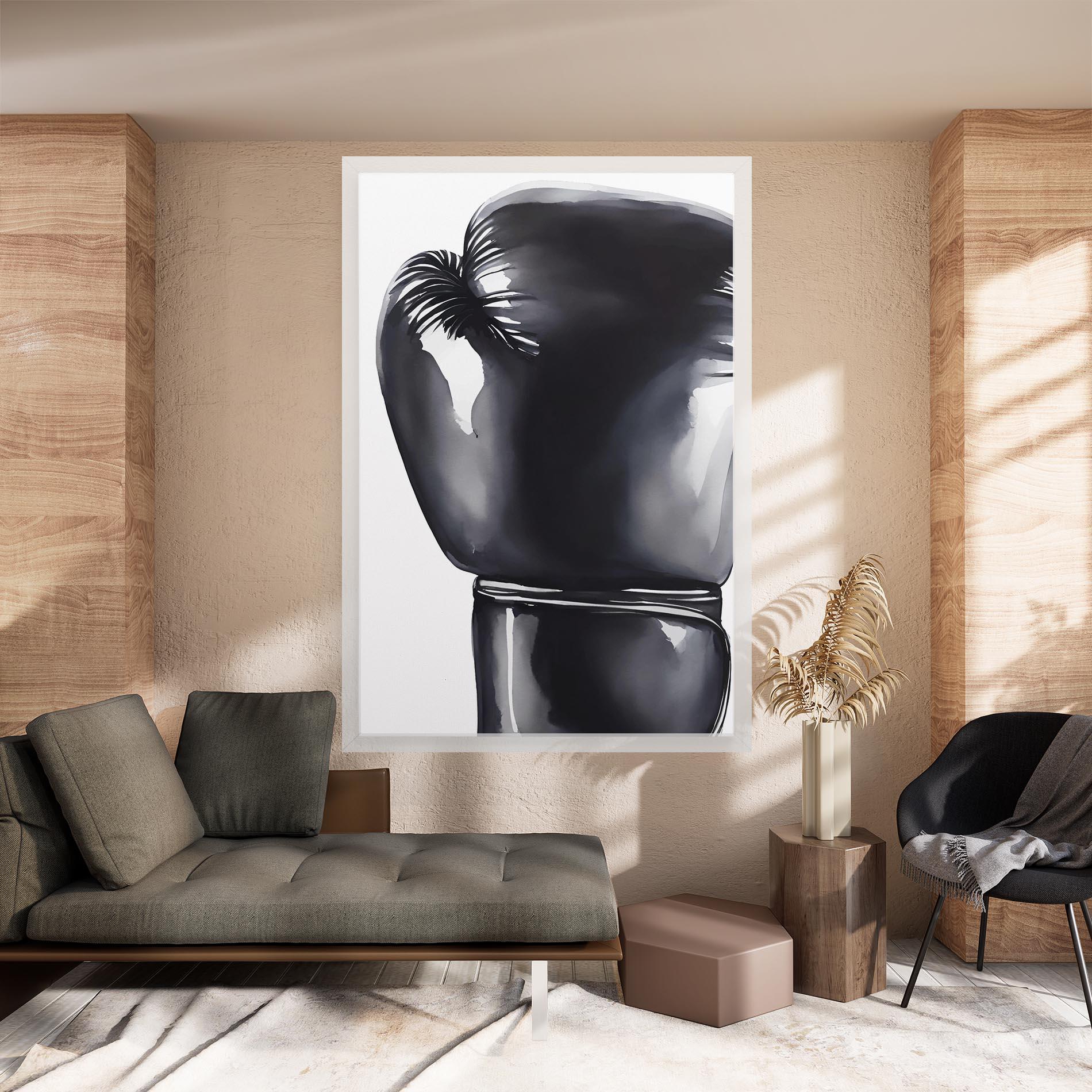 Obraz na Płótnie Black Box Glove mockup 8