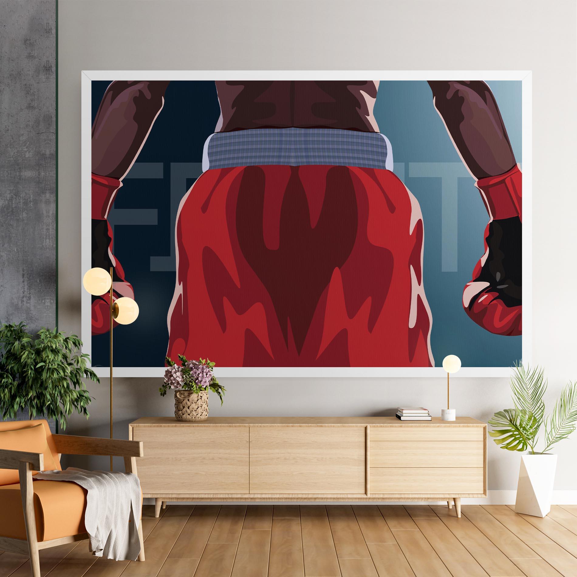 Obraz na Płótnie Fight Box mockup 9