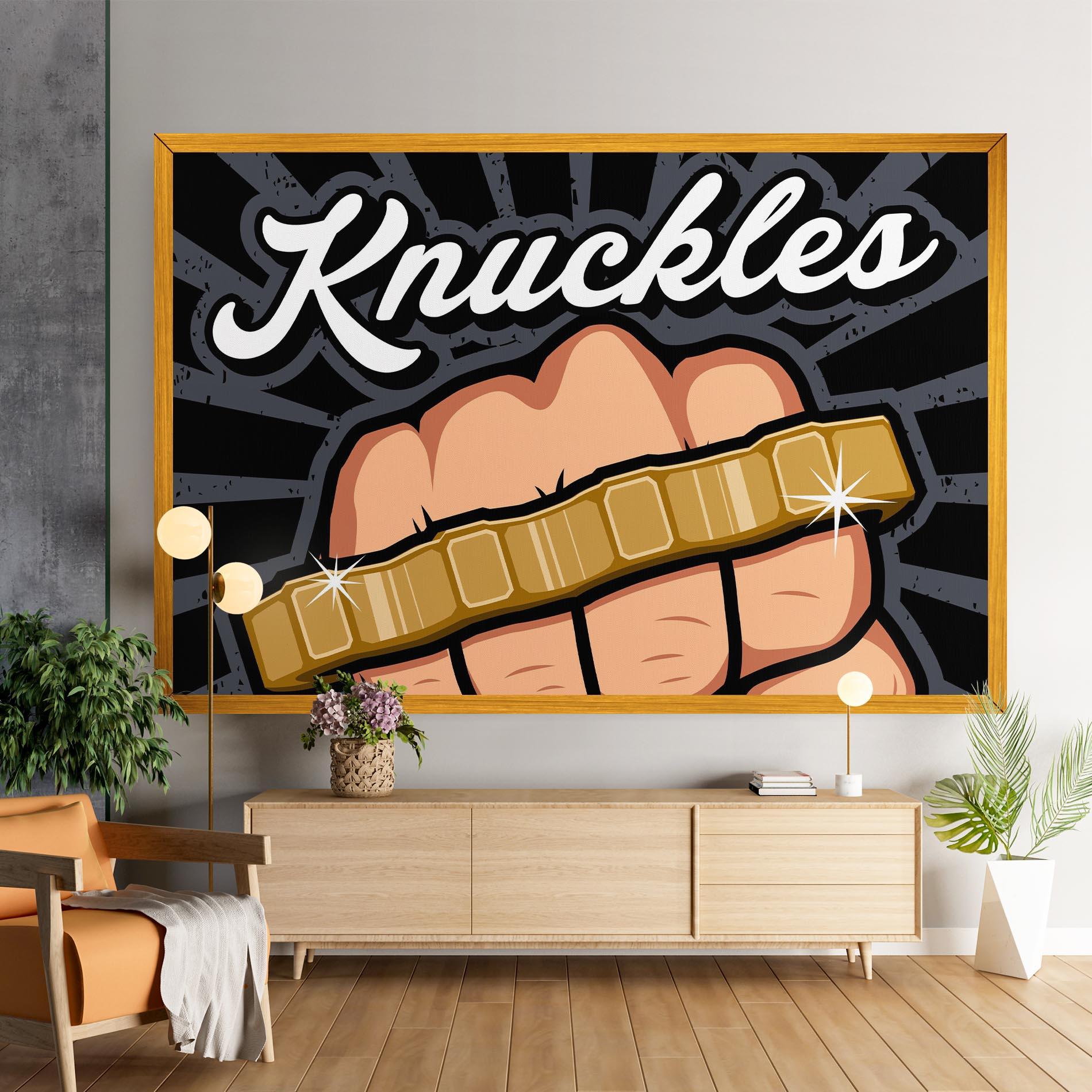 Obraz na Płótnie Knuckles mockup 9