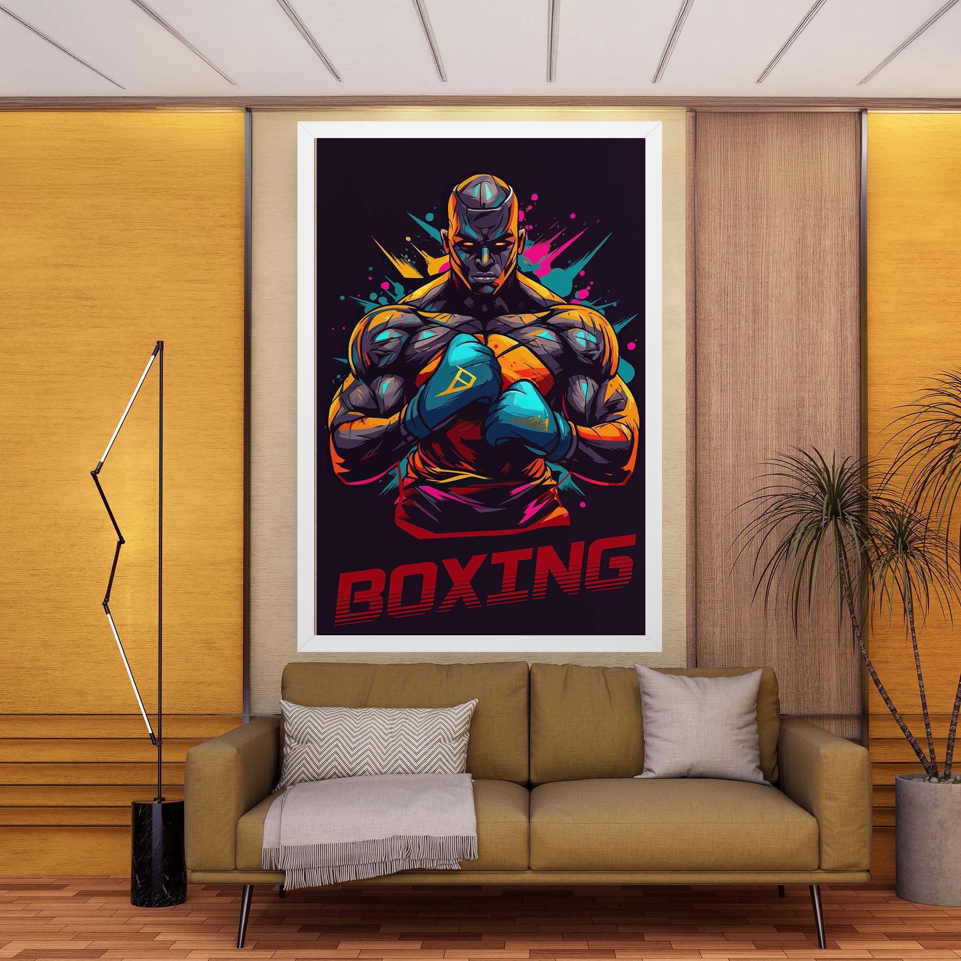 Obraz na Płótnie Boxing Strong mockup 9