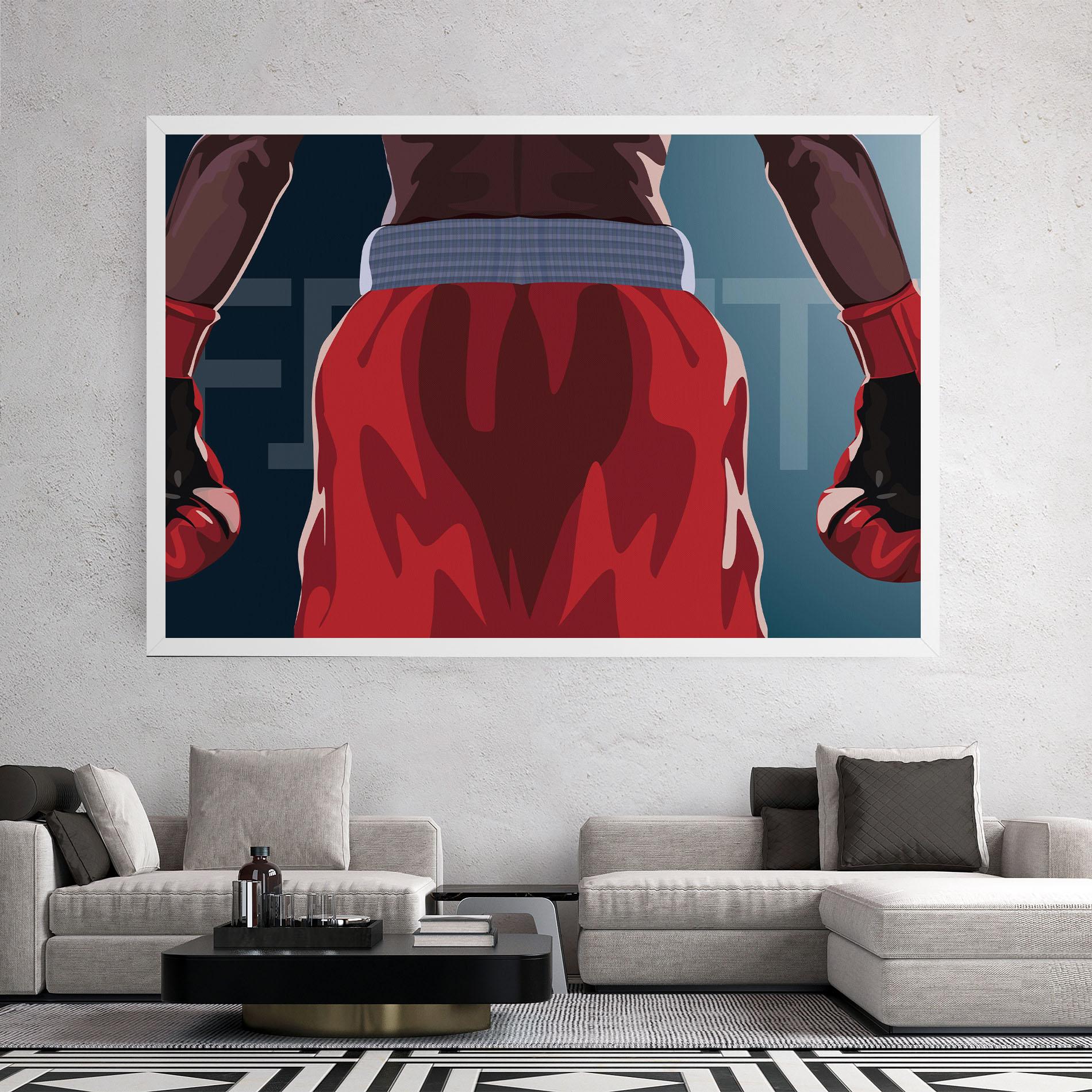 Obraz na Płótnie Fight Box mockup 2