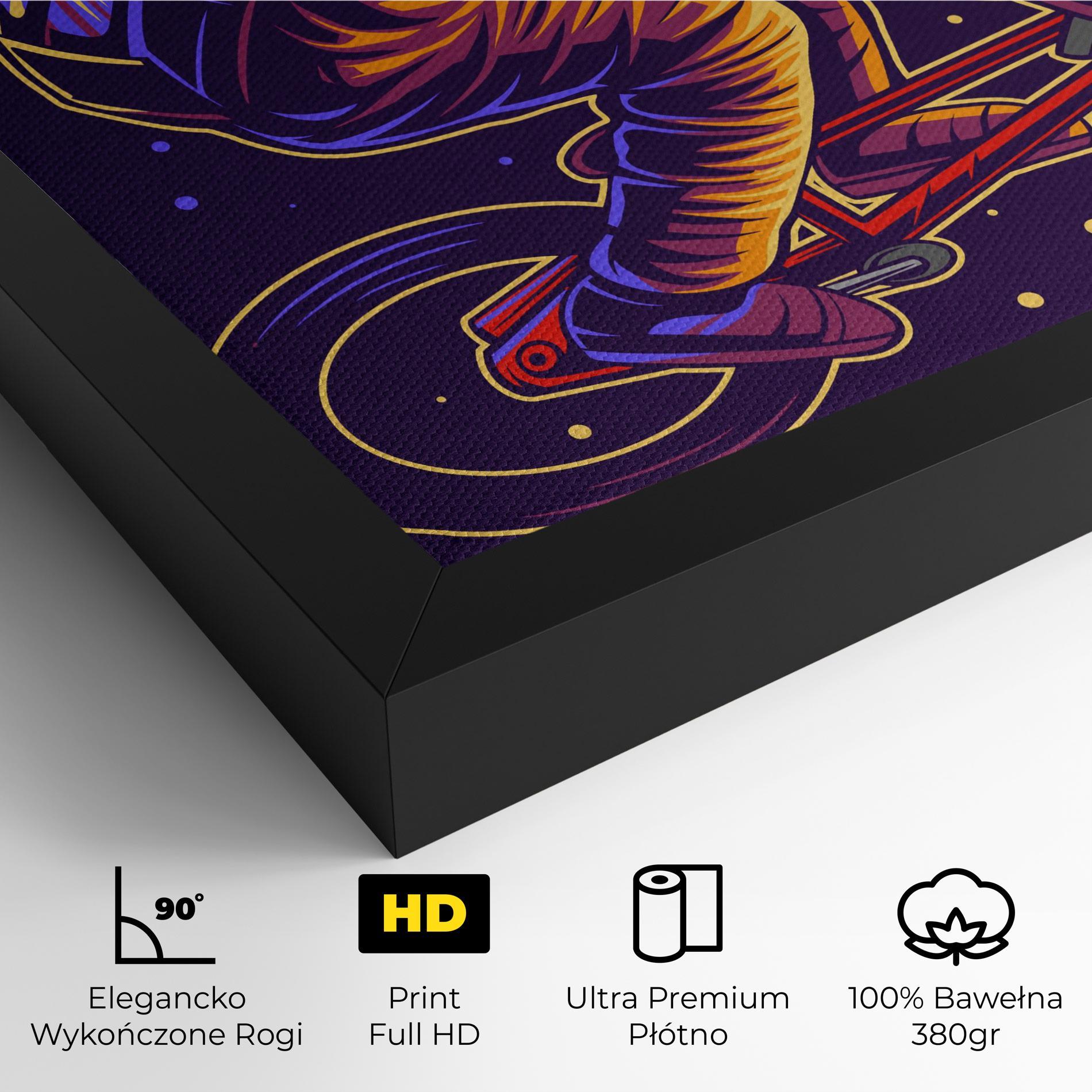 Obraz na Płótnie Moon Bike mockup 4