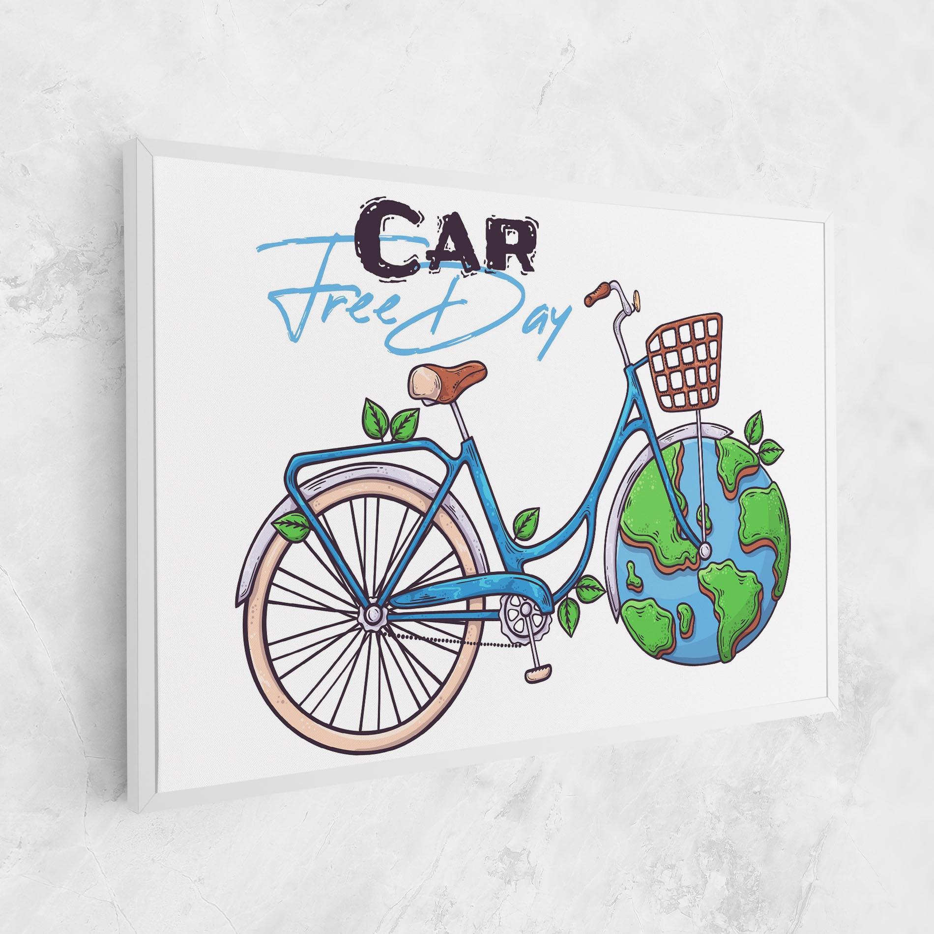 Obraz na Płótnie Free Day Bike mockup 1