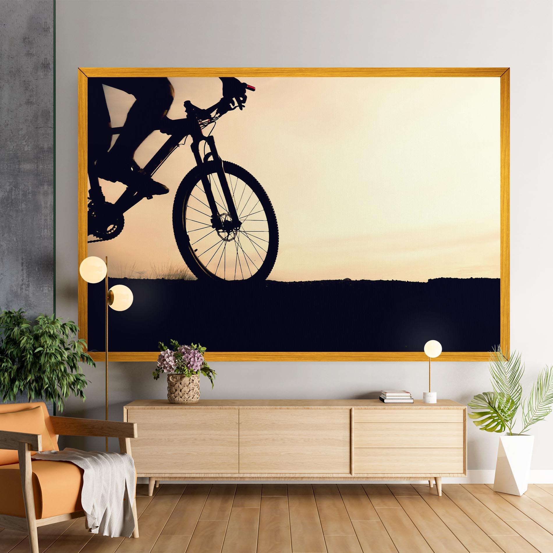 Obraz na Płótnie Cream Sky Mtb mockup 9