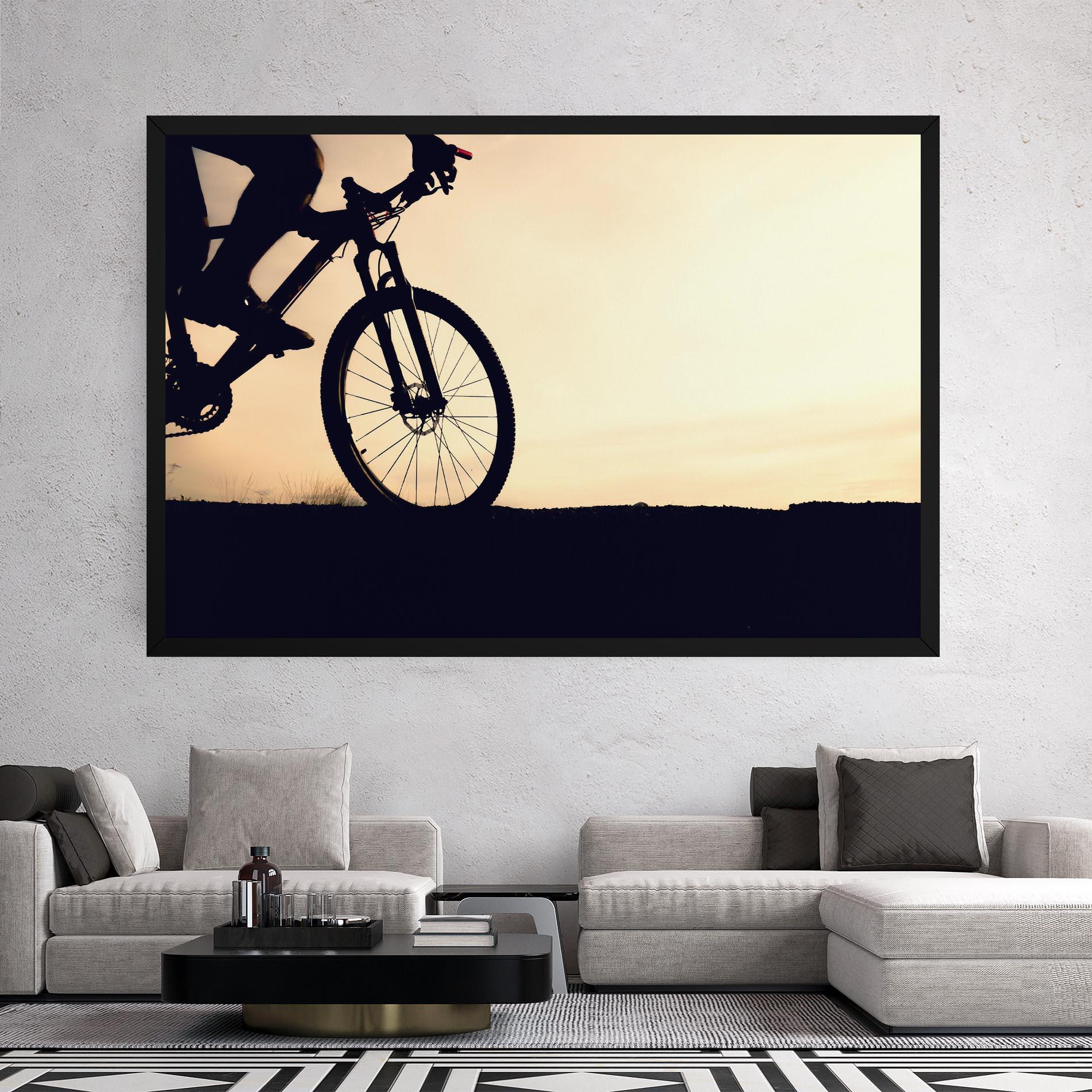 Obraz na Płótnie Cream Sky Mtb mockup 2
