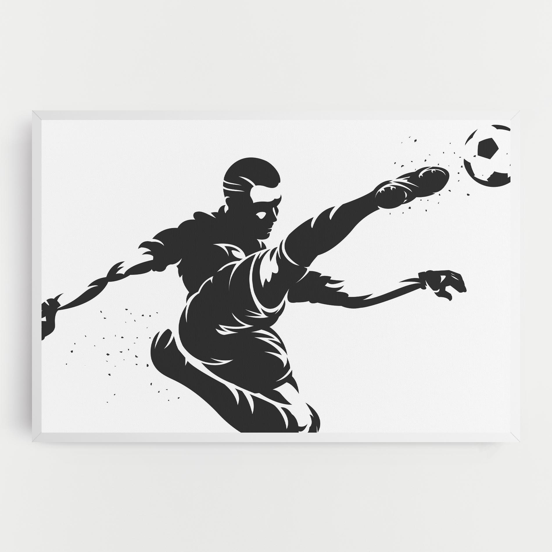 Obraz na Płótnie Air Football mockup 0