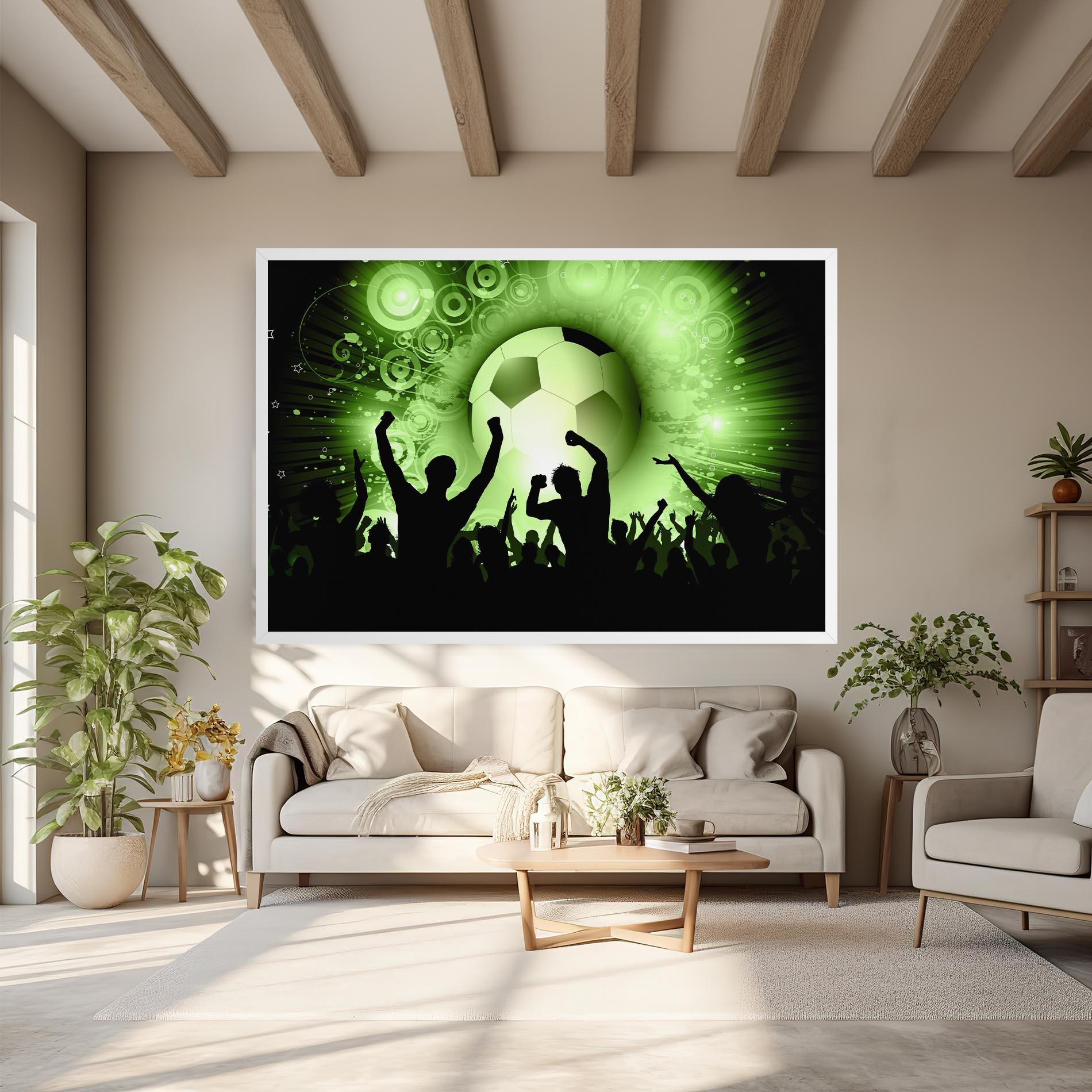 Obraz na Płótnie Football Crowd mockup 6