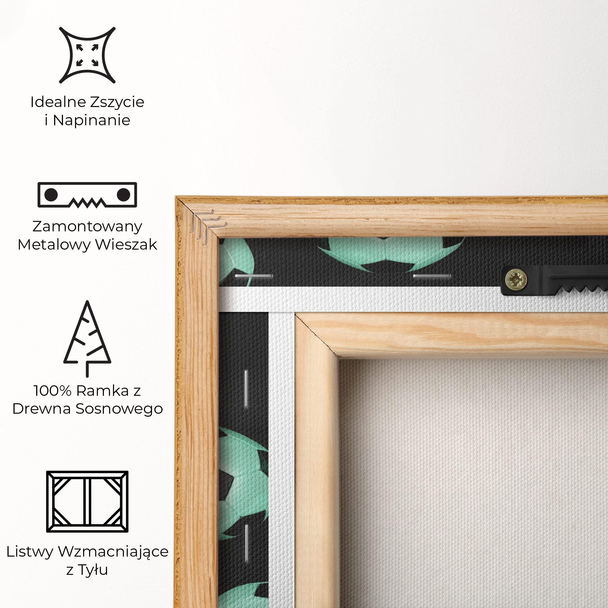 Obraz na Płótnie Green Light Football mockup 5