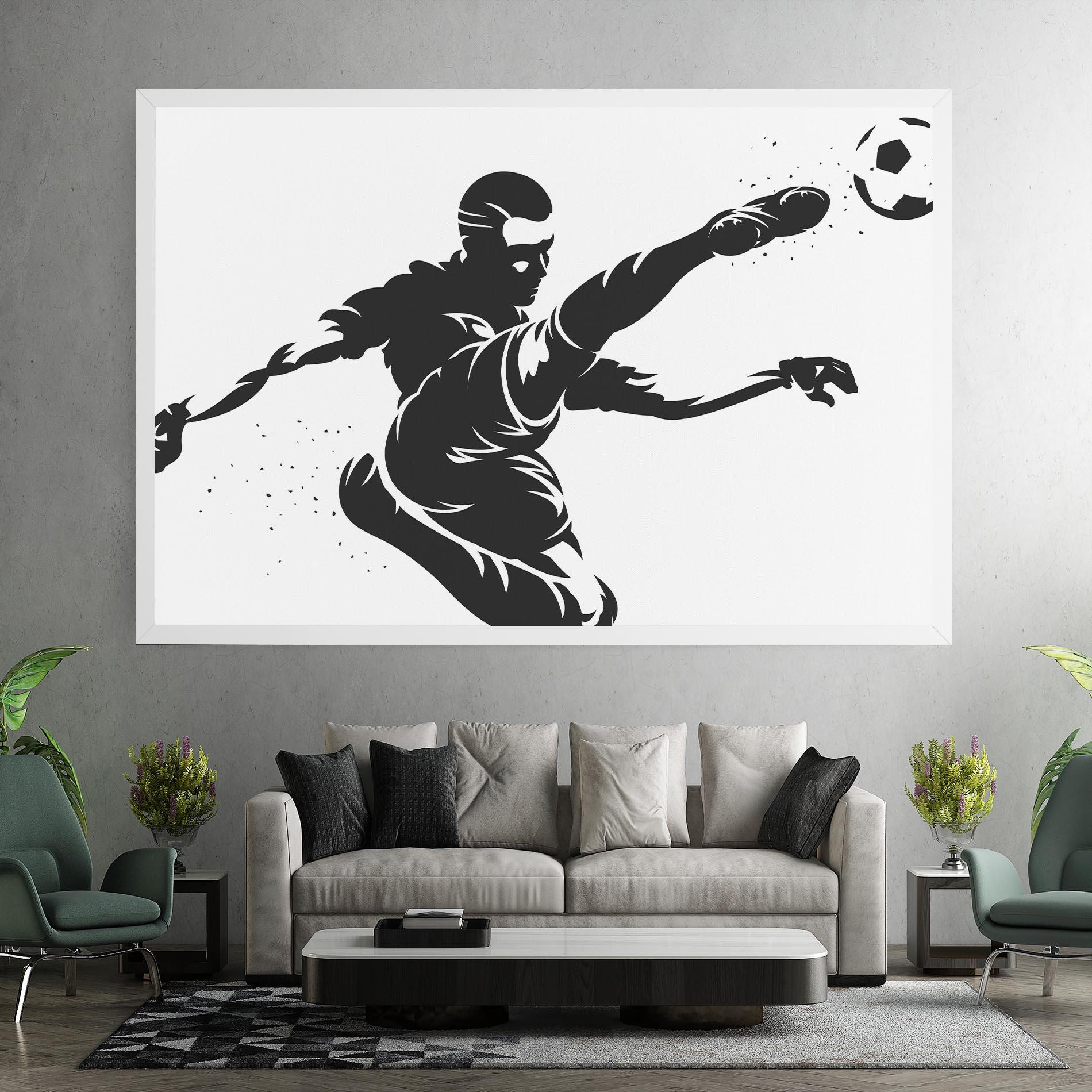 Obraz na Płótnie Air Football mockup 7