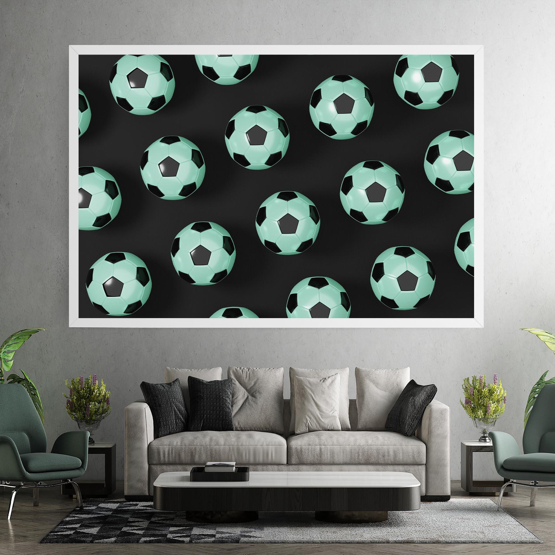 Obraz na Płótnie Green Light Football mockup 7