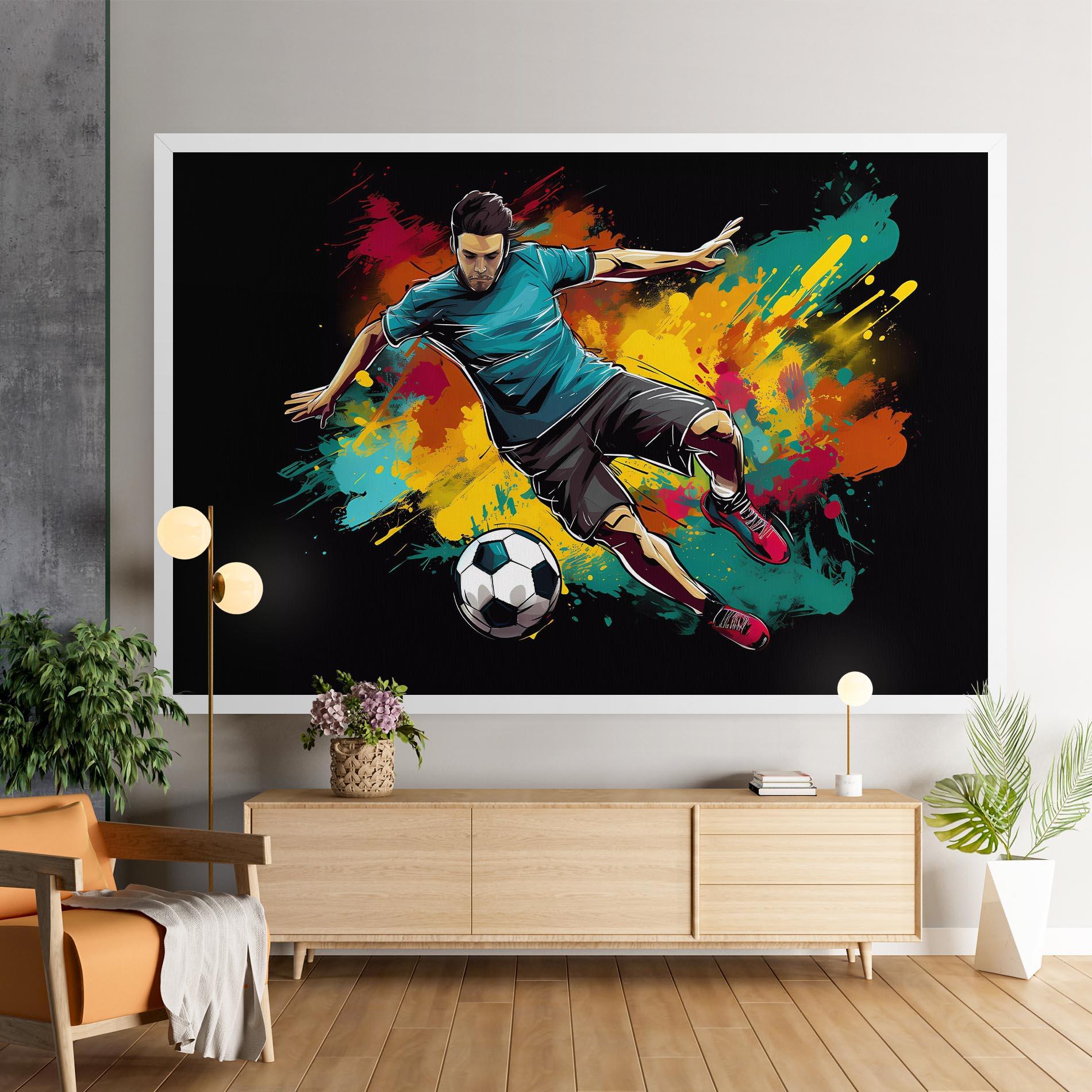 Obraz na Płótnie Foot Force mockup 9