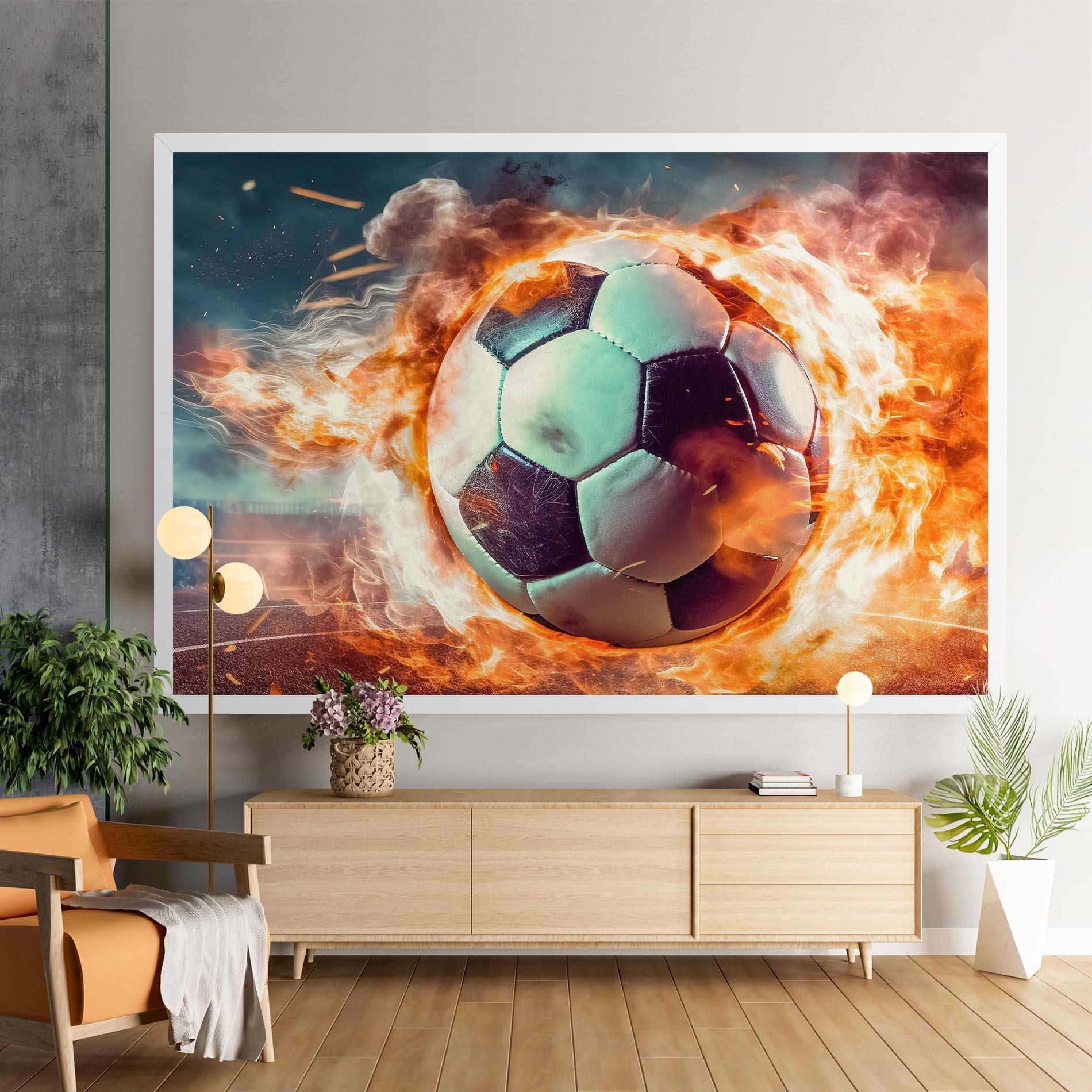 Obraz na Płótnie Football Explosion mockup 9
