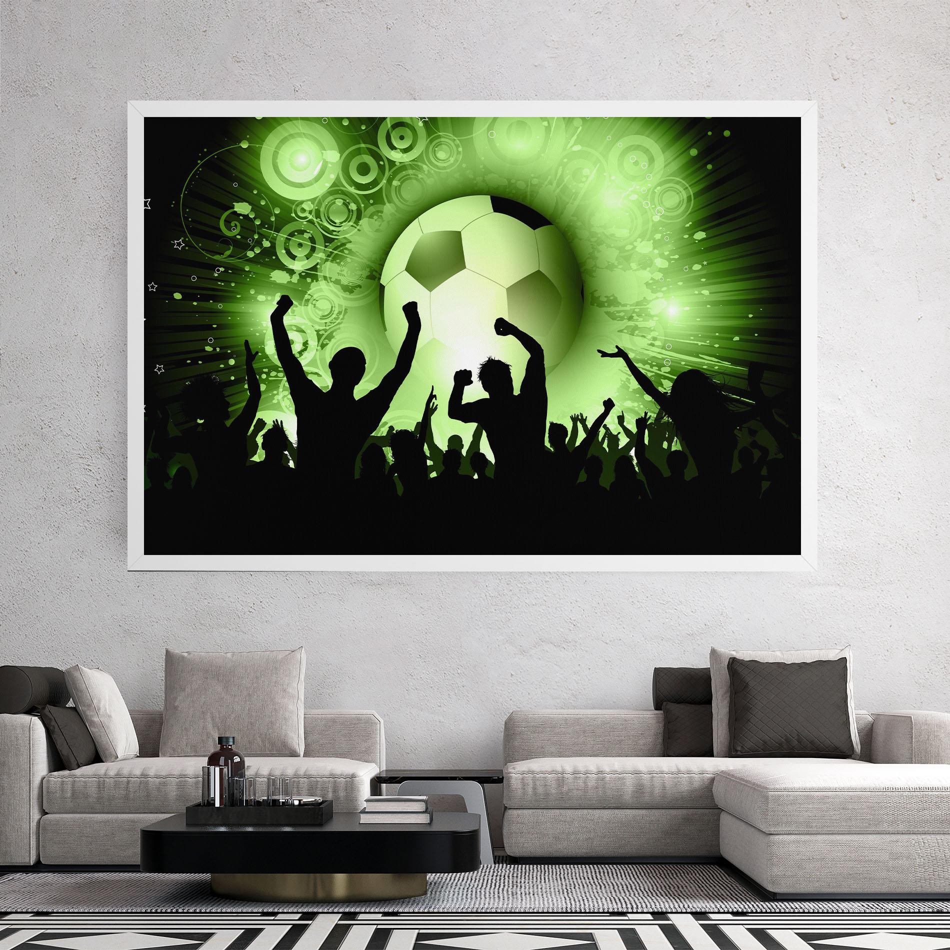 Obraz na Płótnie Football Crowd mockup 2