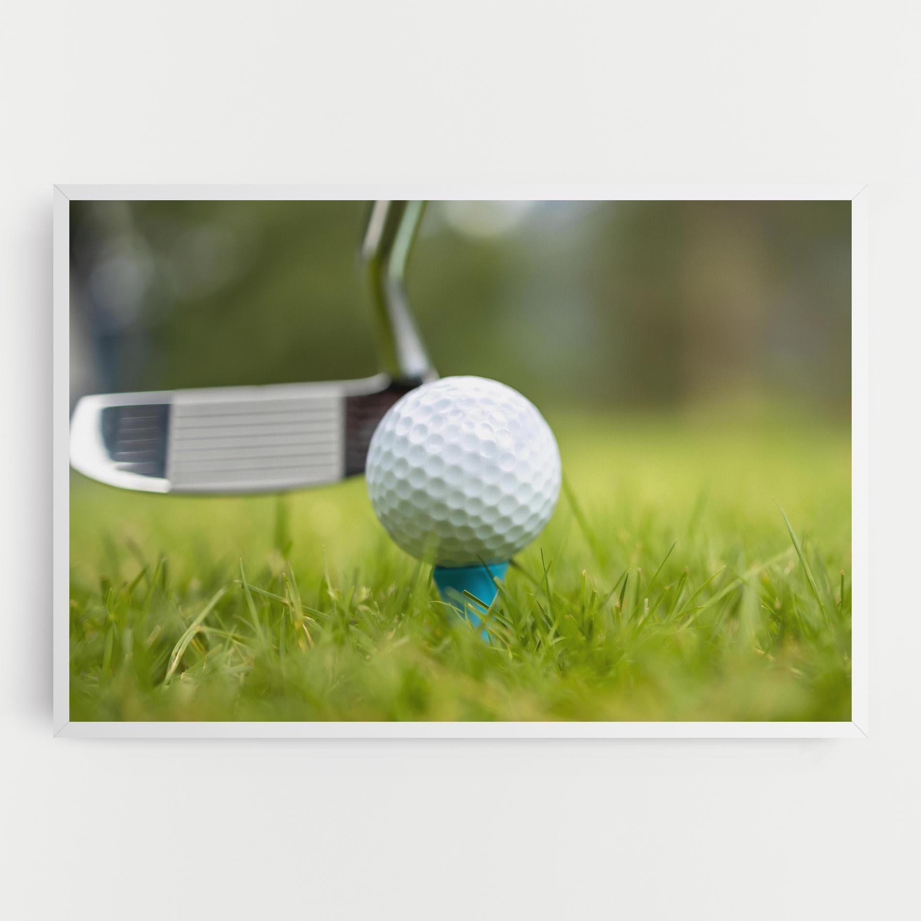 Obraz na Płótnie Golf Ball Tee mockup 0