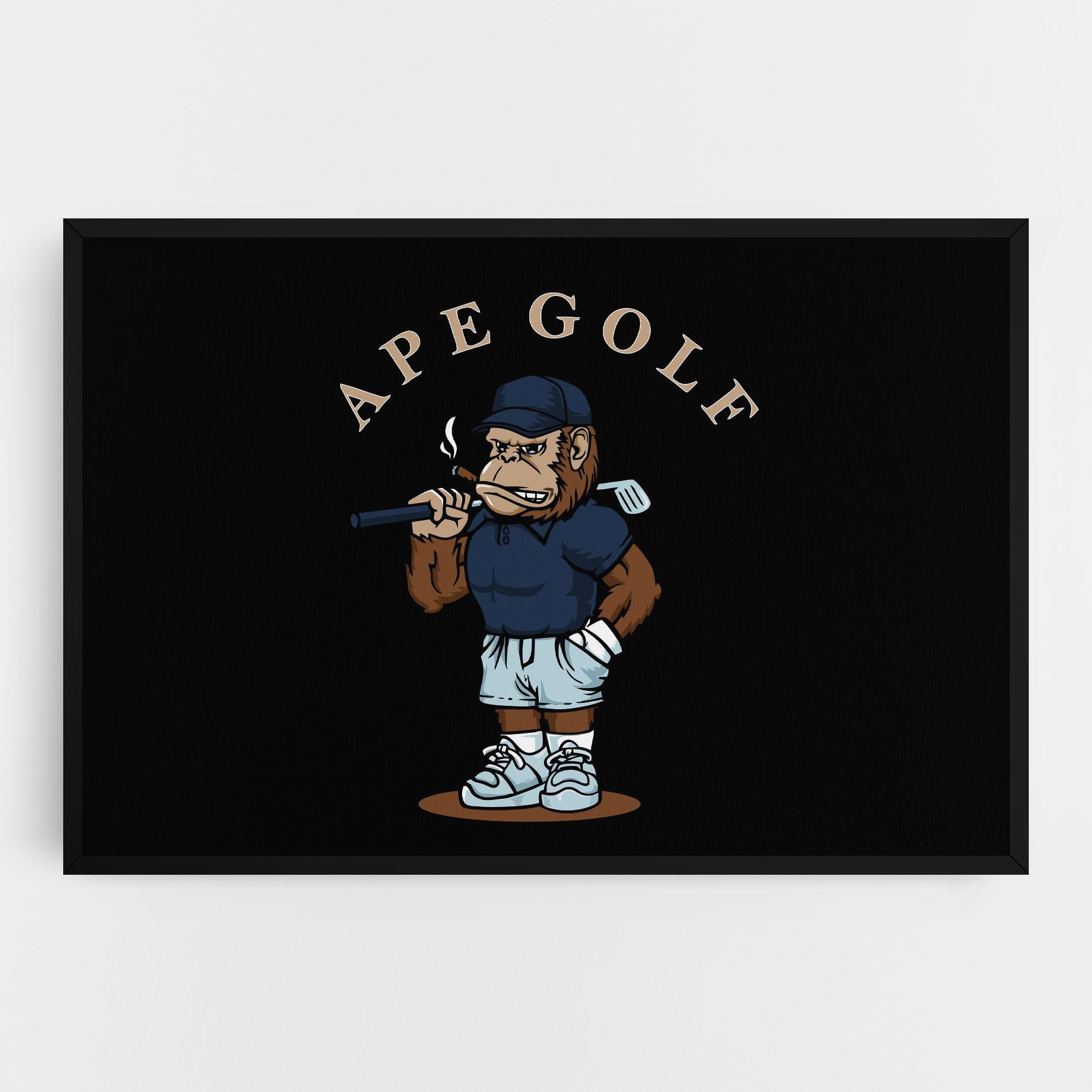 Obraz na Płótnie Ape Golf mockup 0