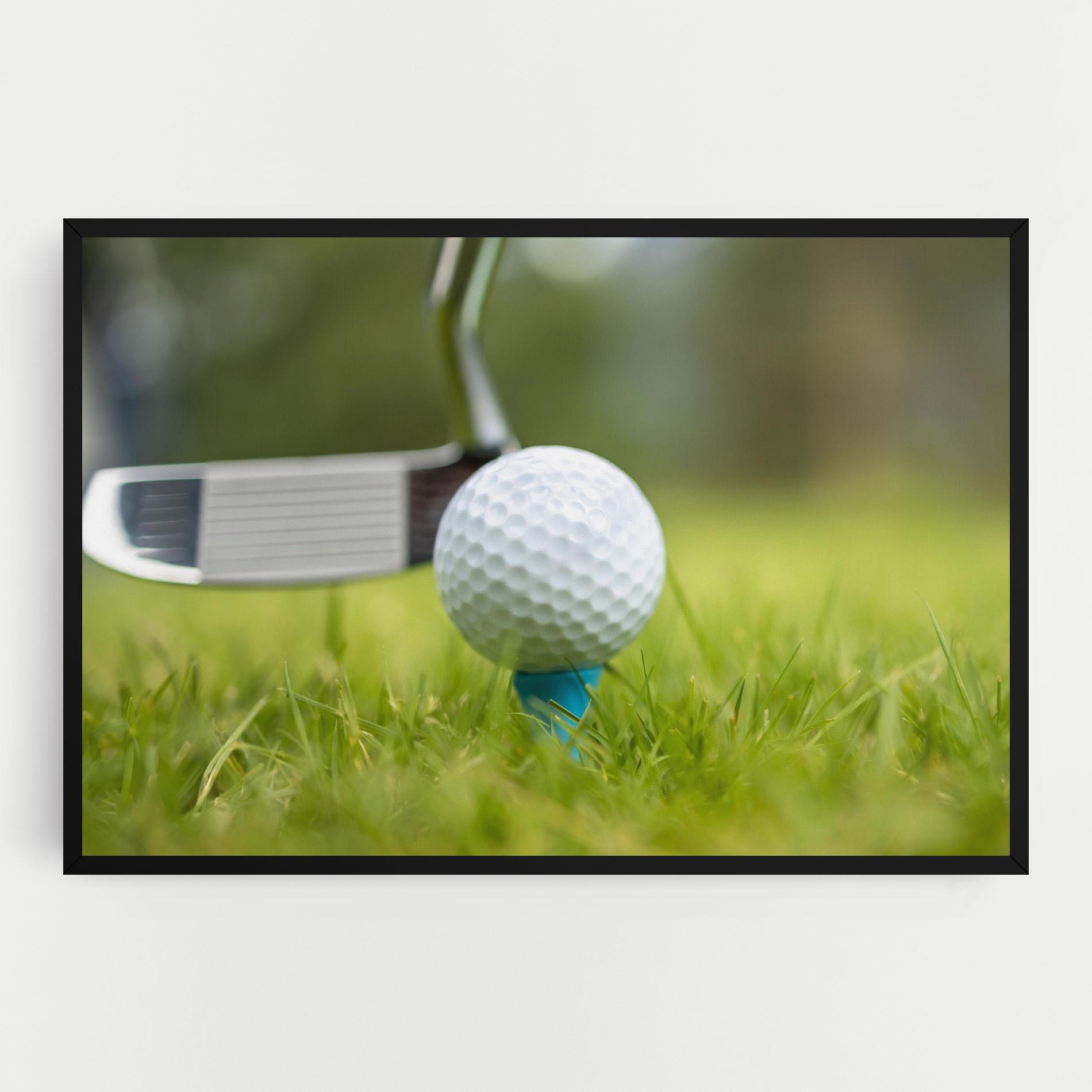 Obraz na Płótnie Golf Ball Tee mockup 0
