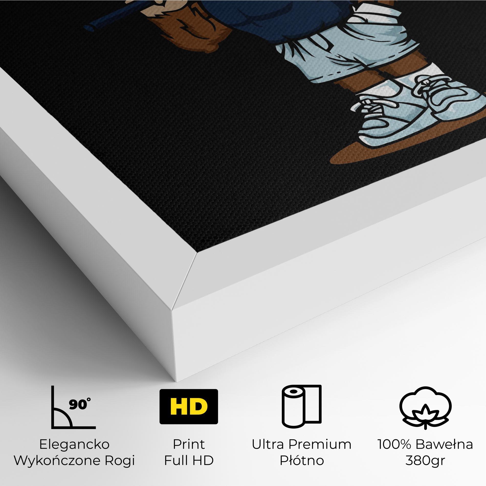 Obraz na Płótnie Ape Golf mockup 4