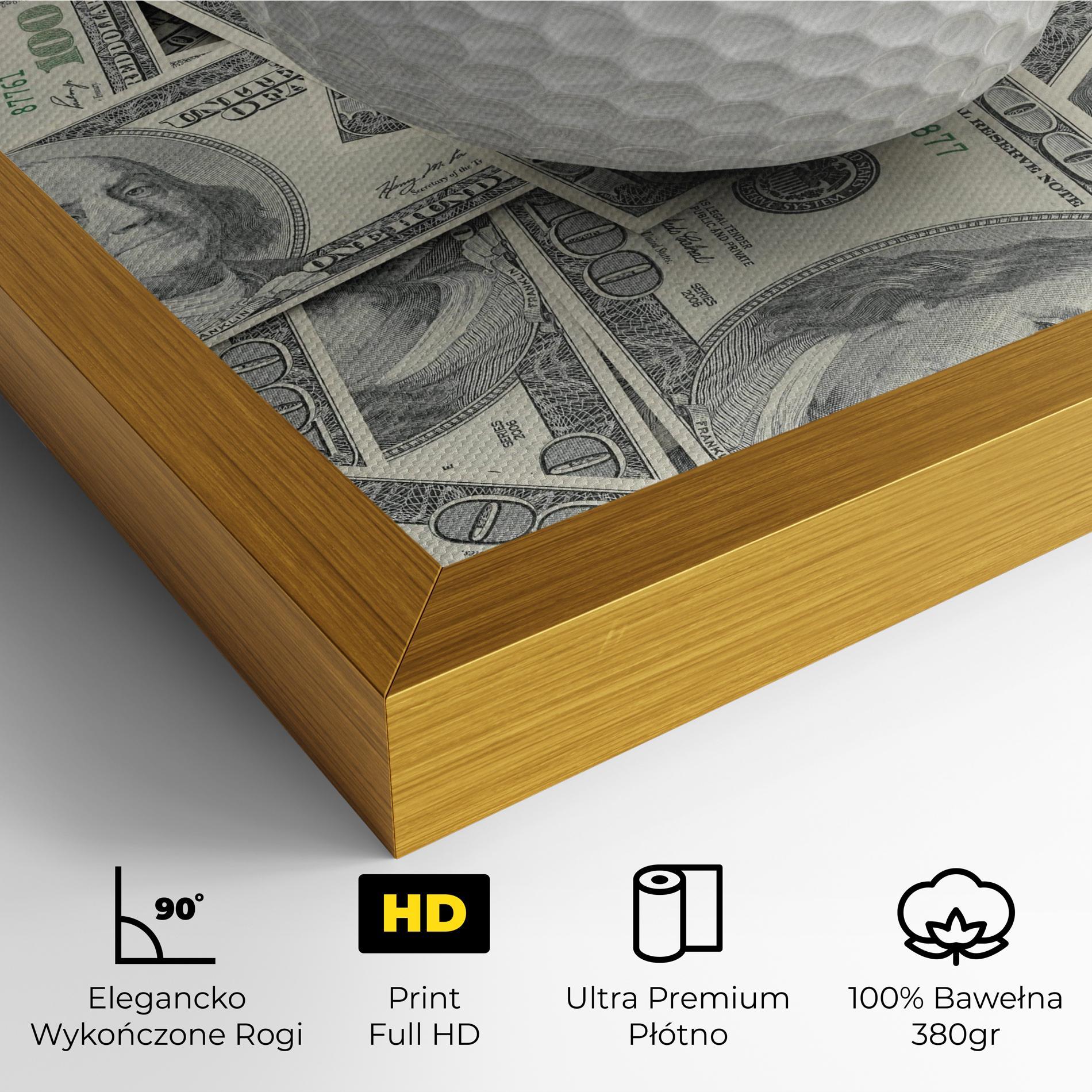 Obraz na Płótnie 3d Golf Ball mockup 4