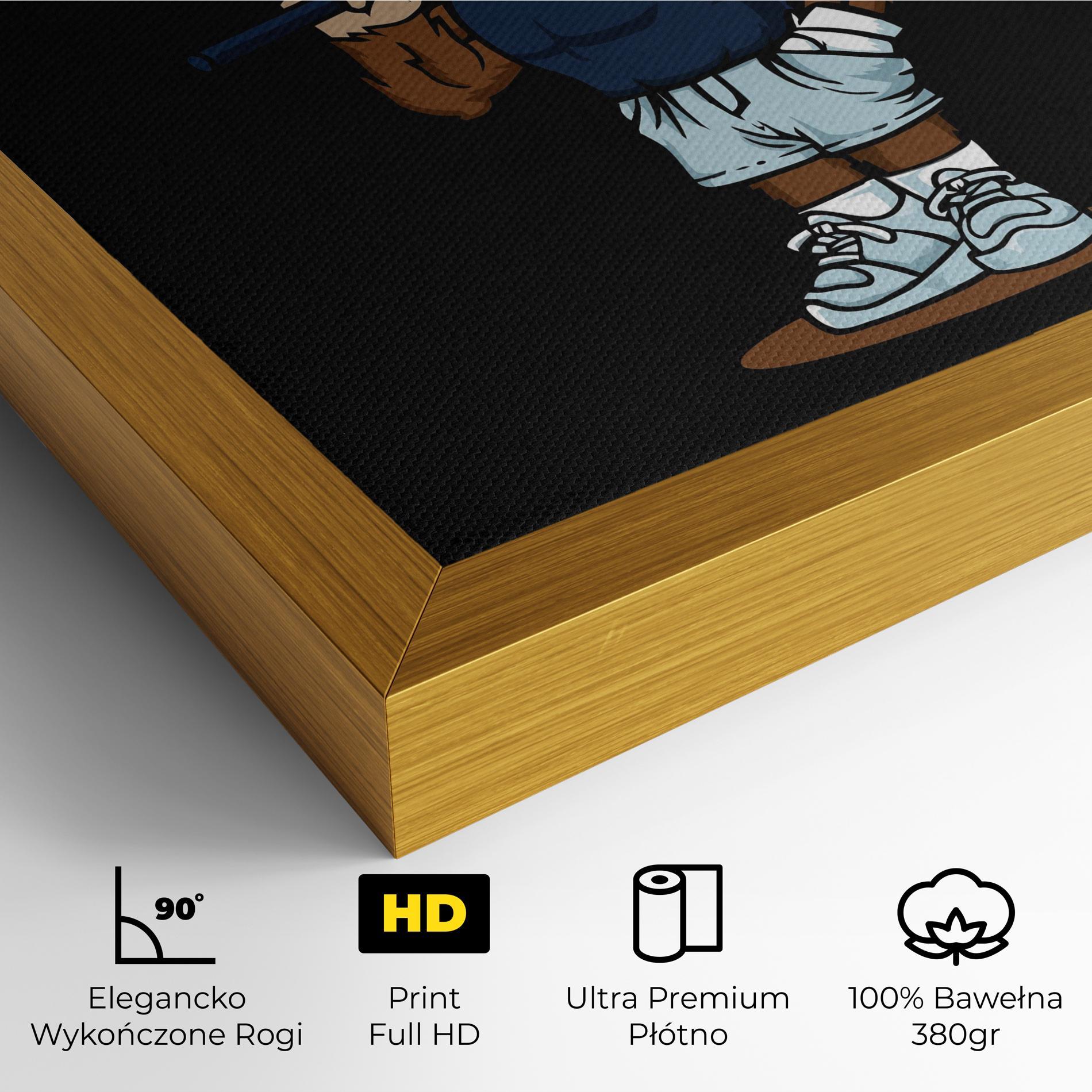 Obraz na Płótnie Ape Golf mockup 4