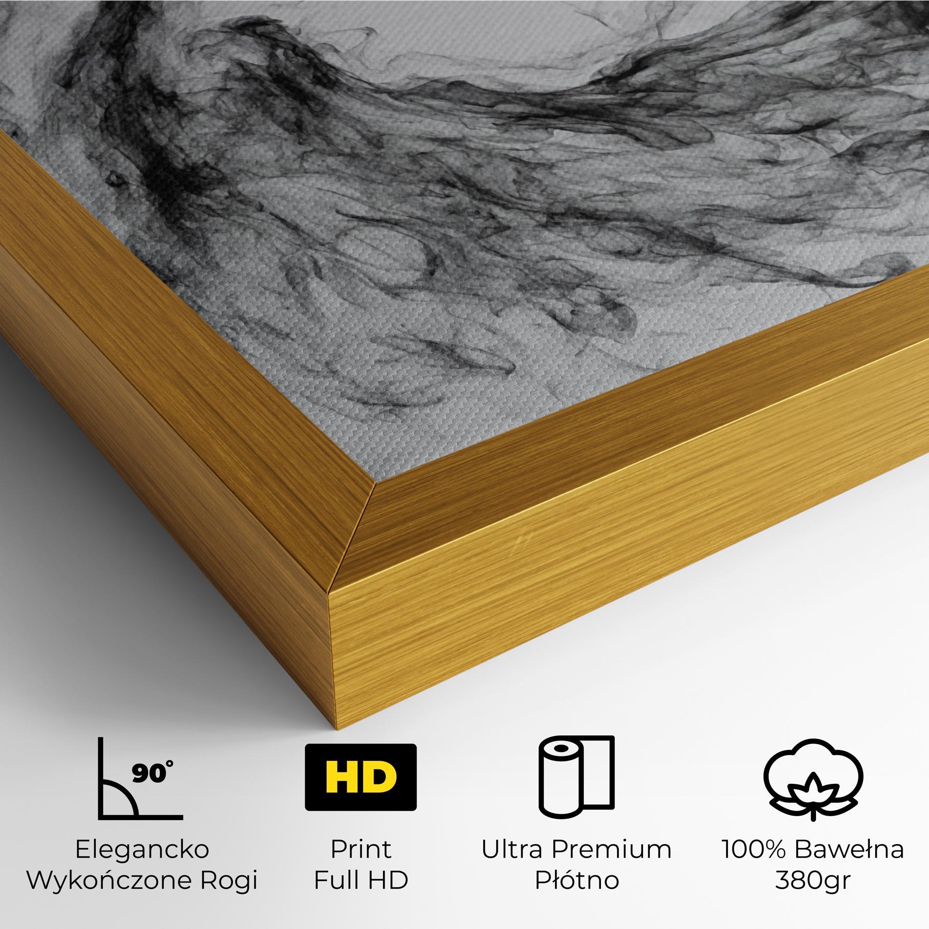 Obraz na Płótnie Black Smoke Golf mockup 4