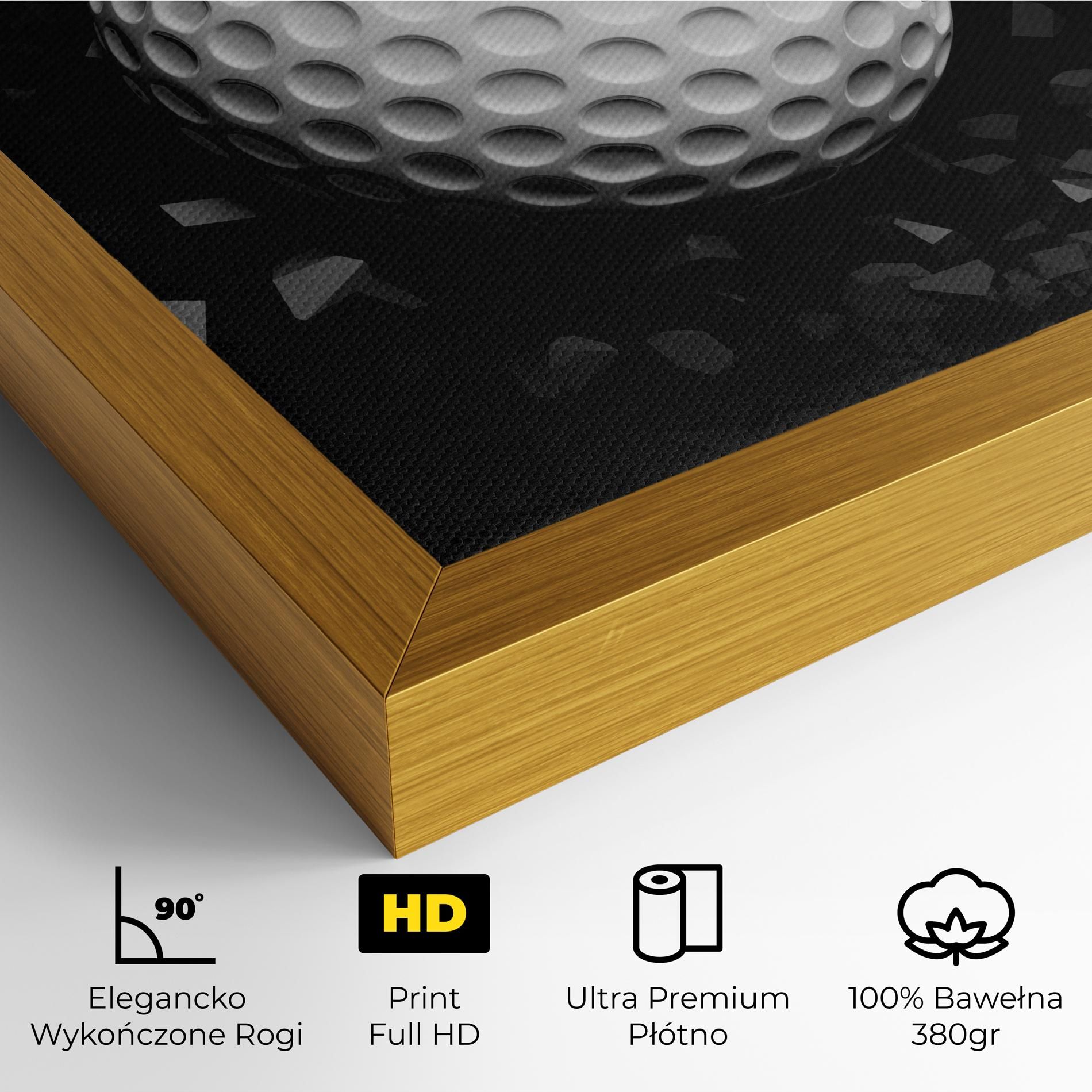 Black Wall Golf Ball mockup 4