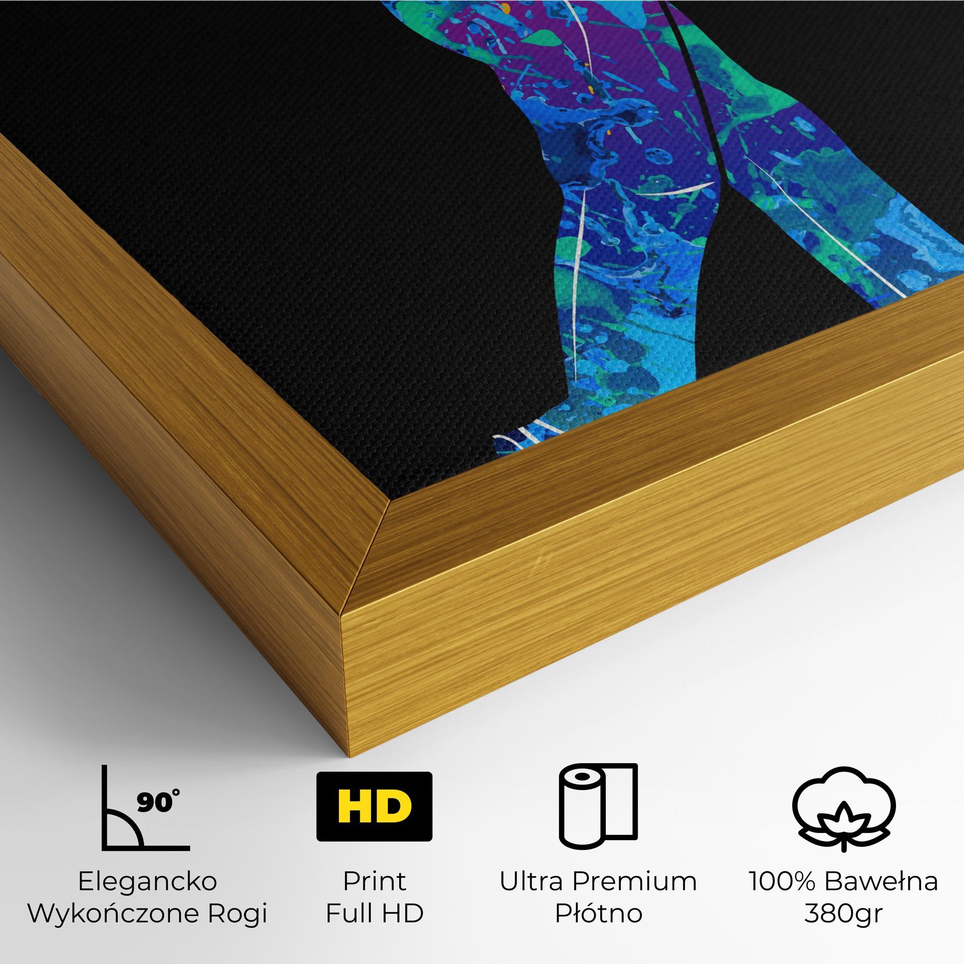 Obraz na Płótnie Color Mix Golf mockup 4